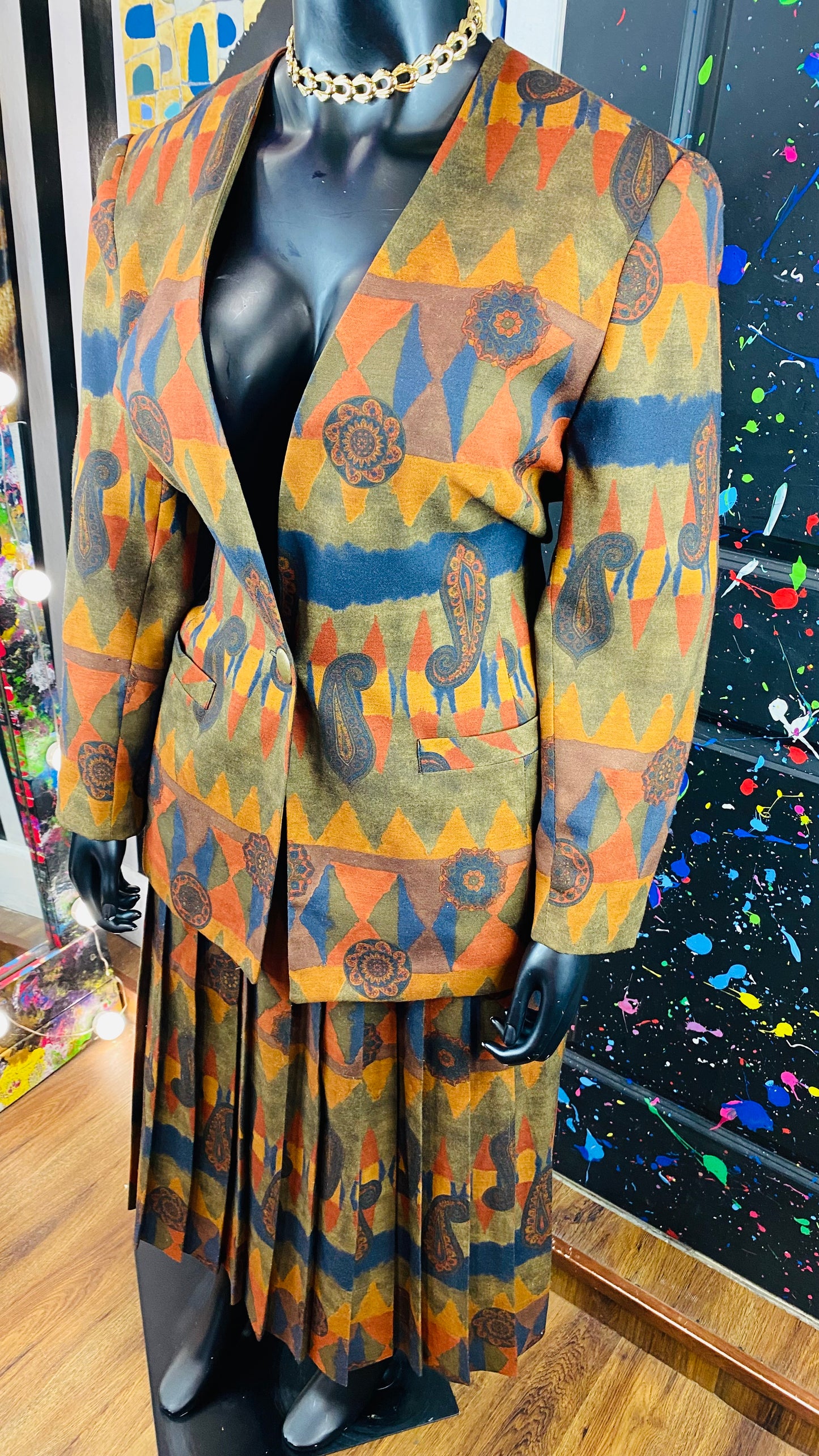 Sunny Lady 2 piece Skirt Set