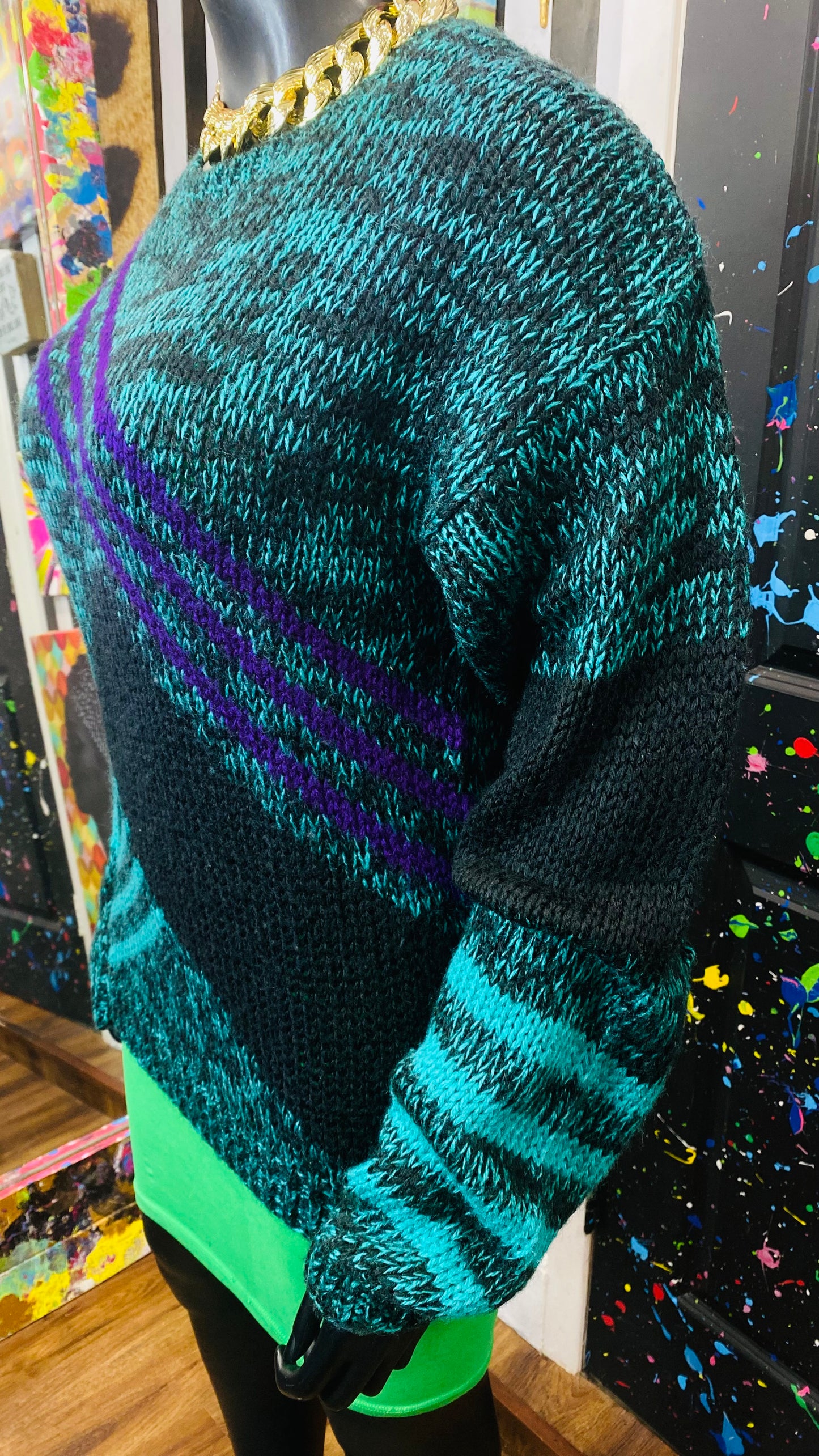 Vintage Knit Chunky Sweater (18/20)