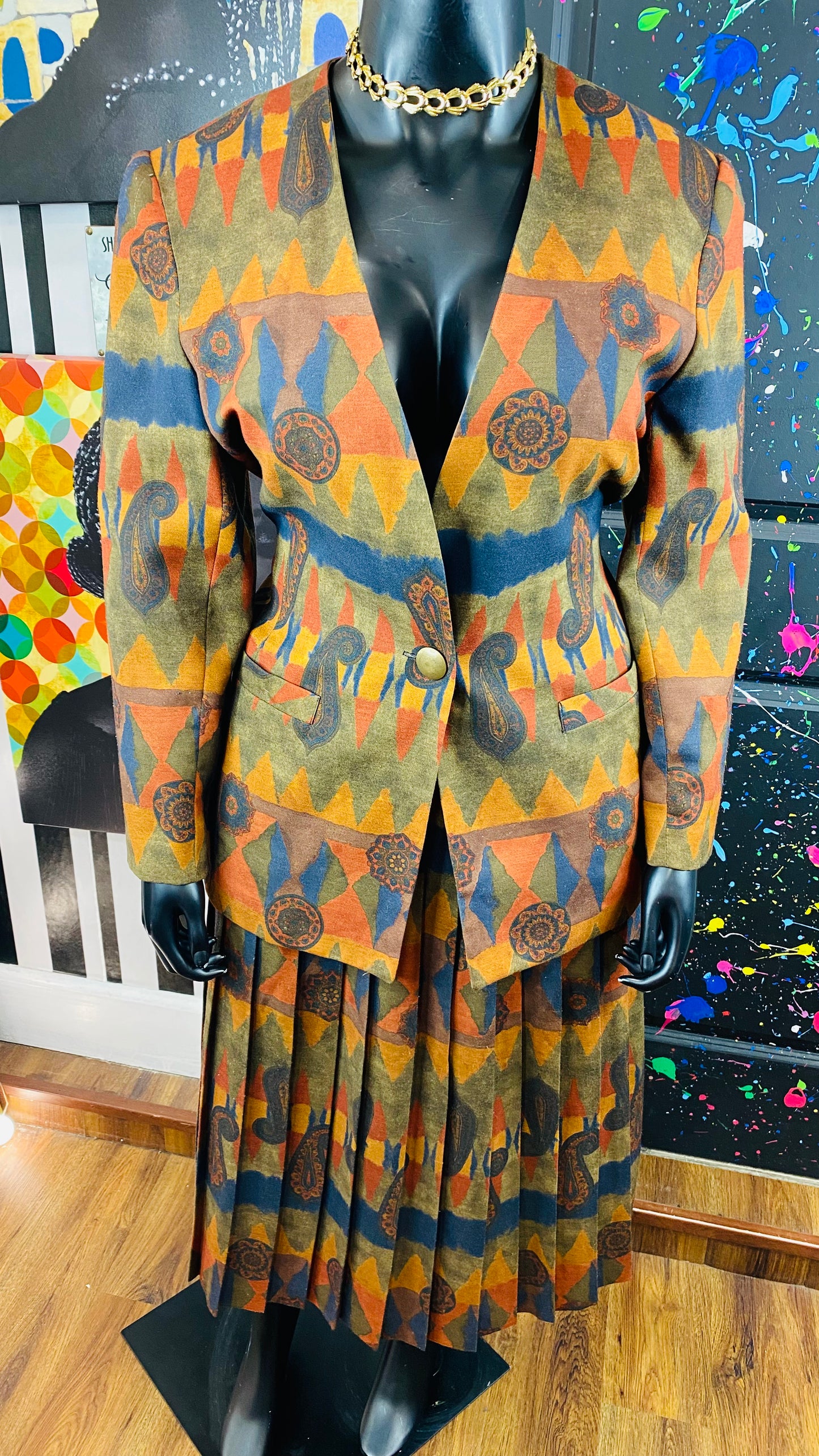 Sunny Lady 2 piece Skirt Set