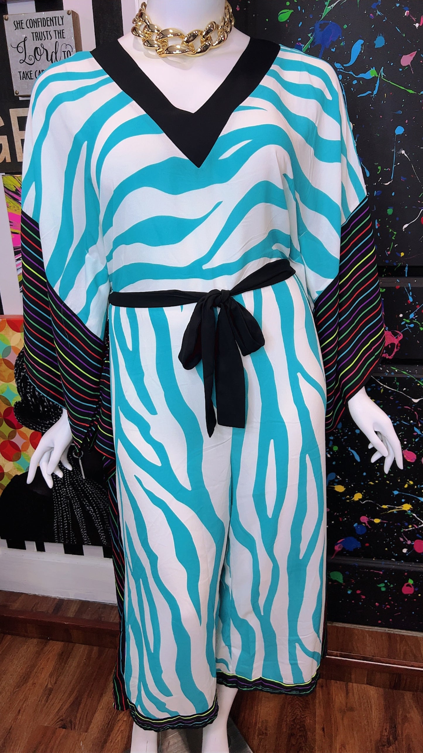 Ashley Stewart Striped Jumpsuit (18/20)