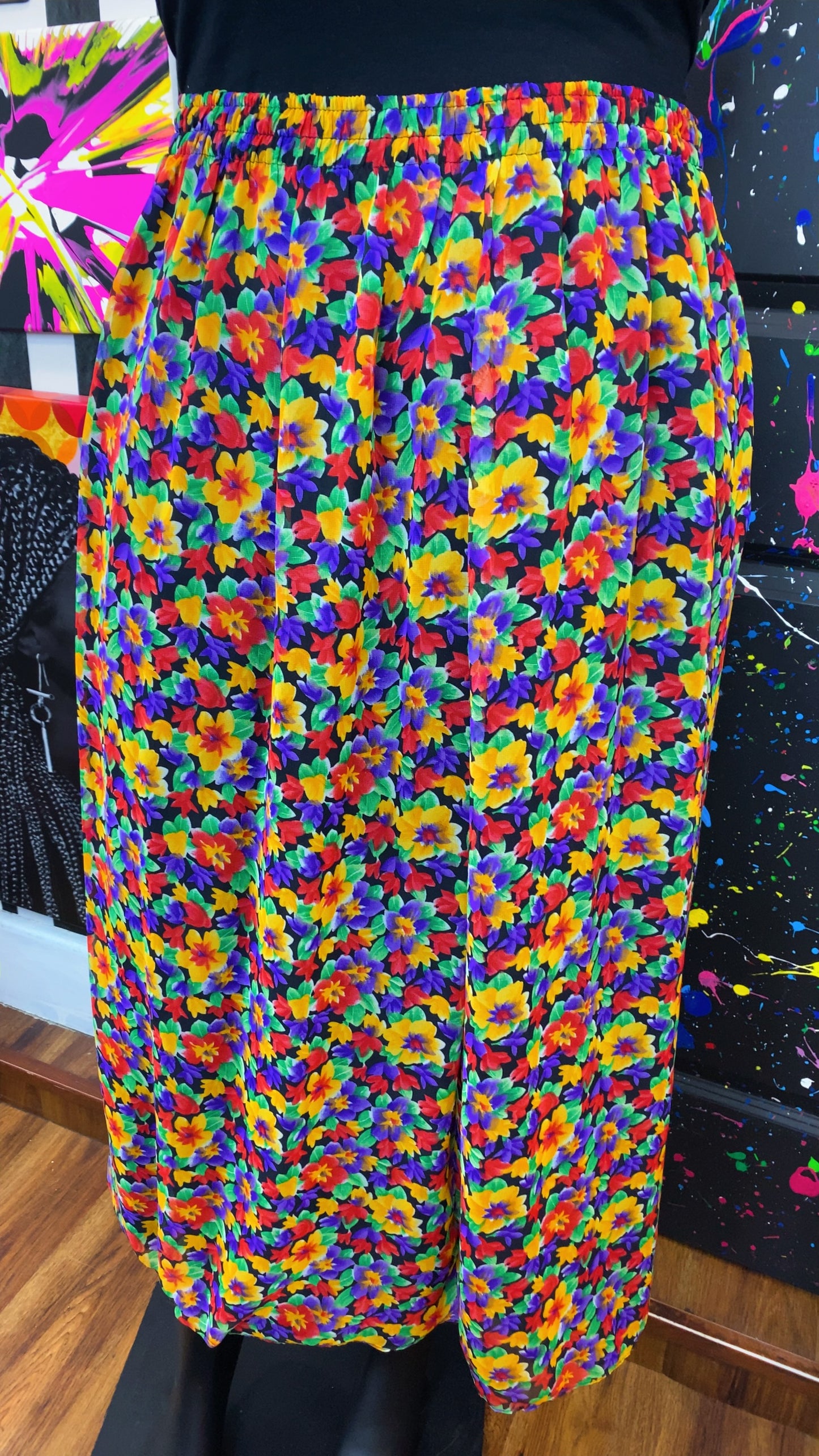 Vintage Floral Skirt (20/22)