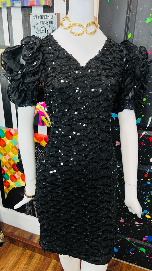 Vintage Sequin Formal Dress (14)