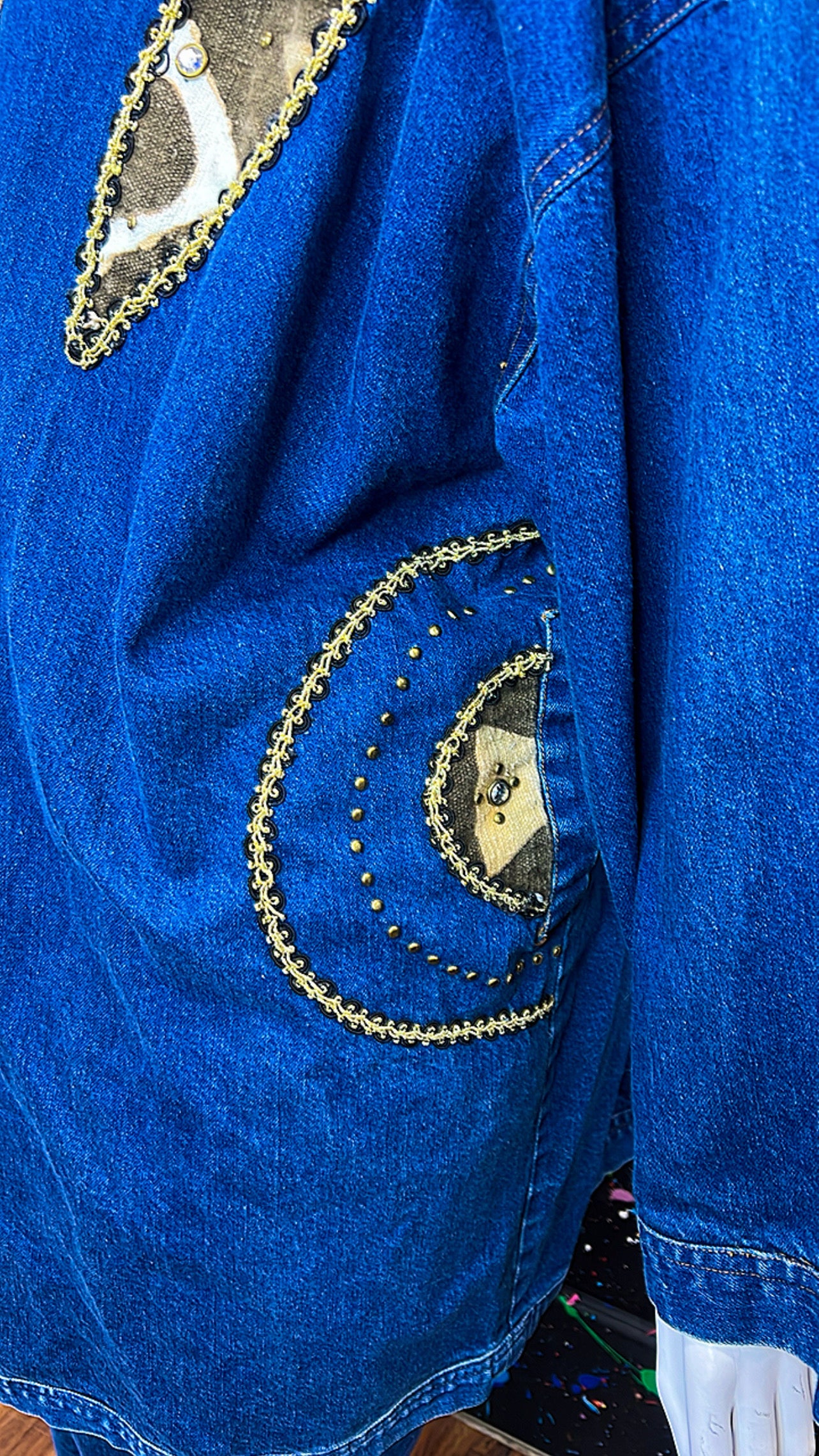 Vintage Denim Pants Set & Duster (20)