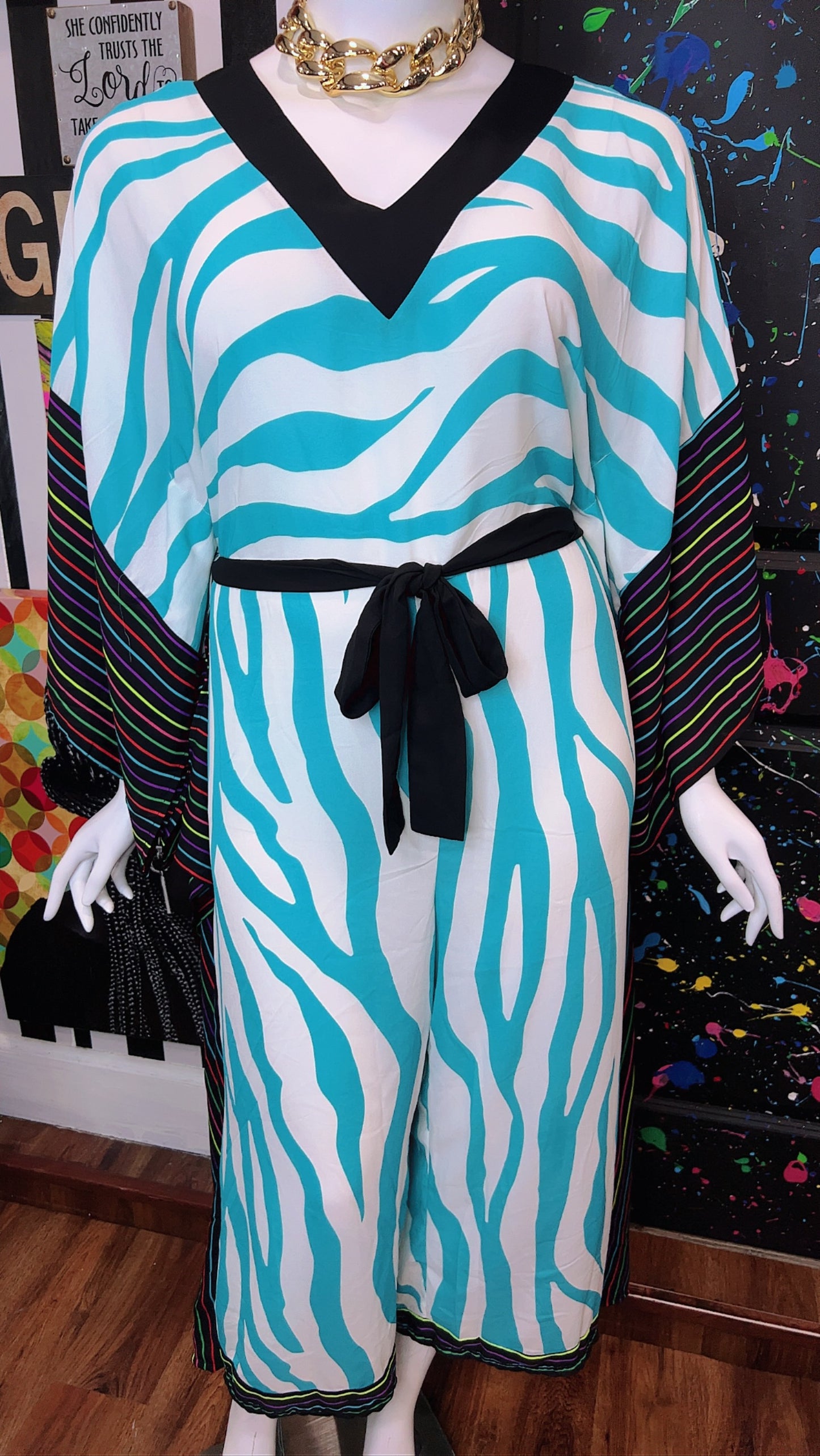 Ashley Stewart Striped Jumpsuit (18/20)