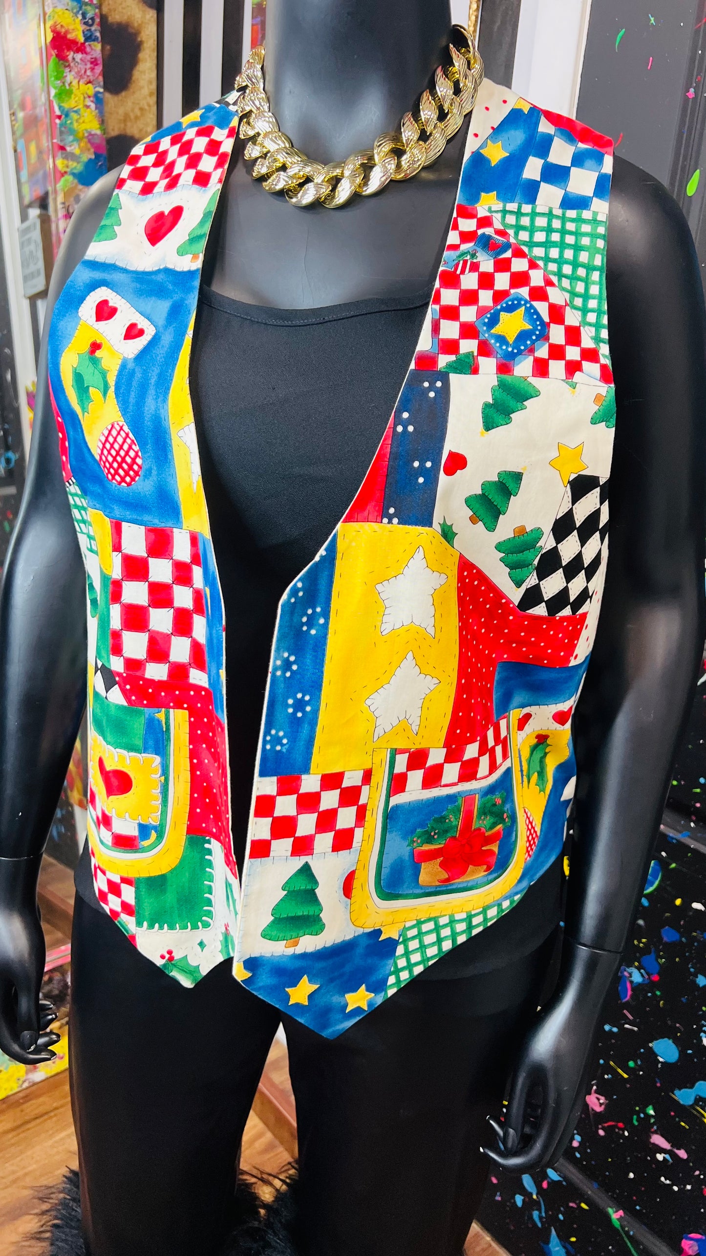 Vintage Festive Vest (16)