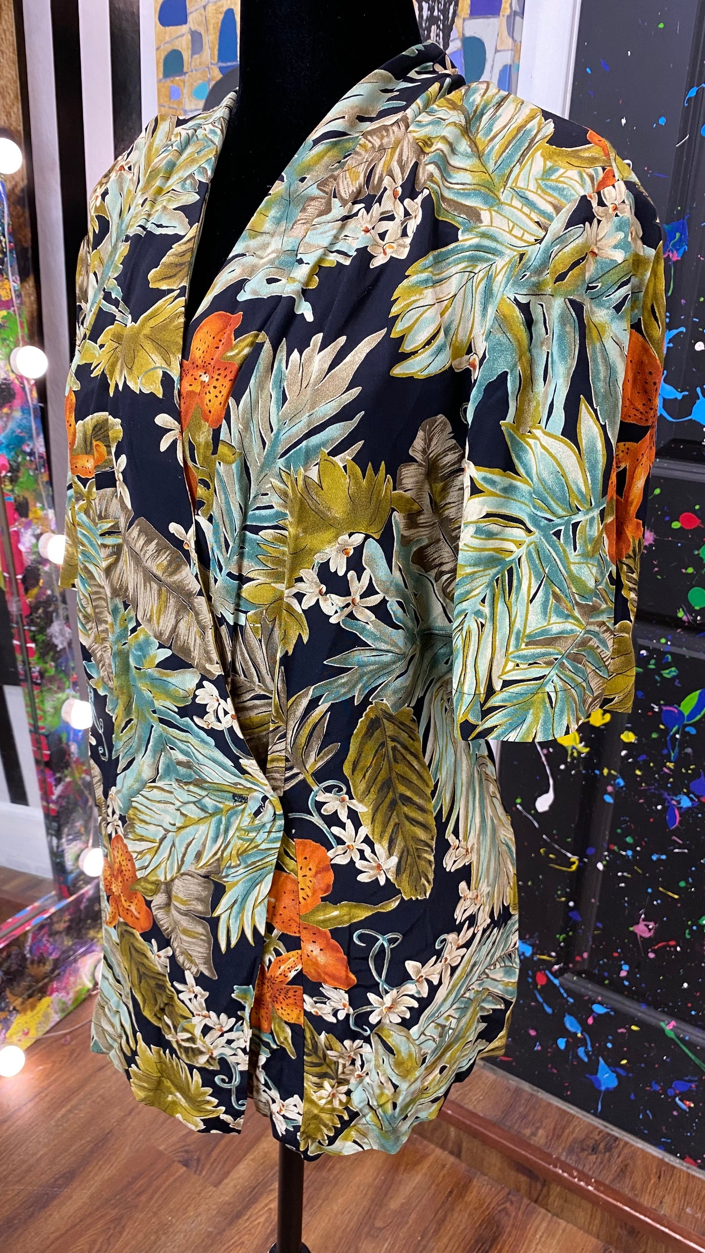Vintage Carole Little Short Sleeve Blouse