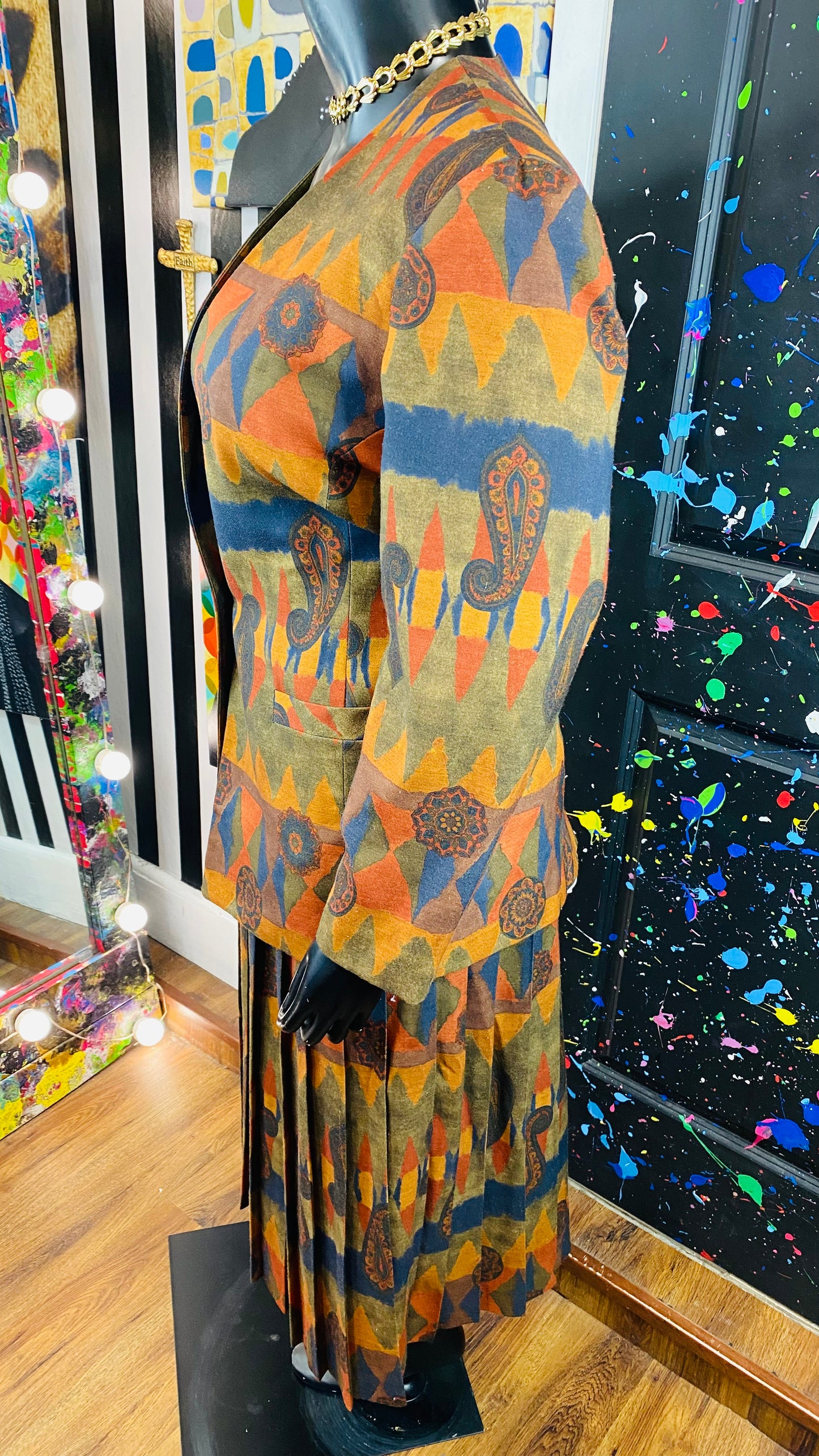 Sunny Lady 2 piece Skirt Set