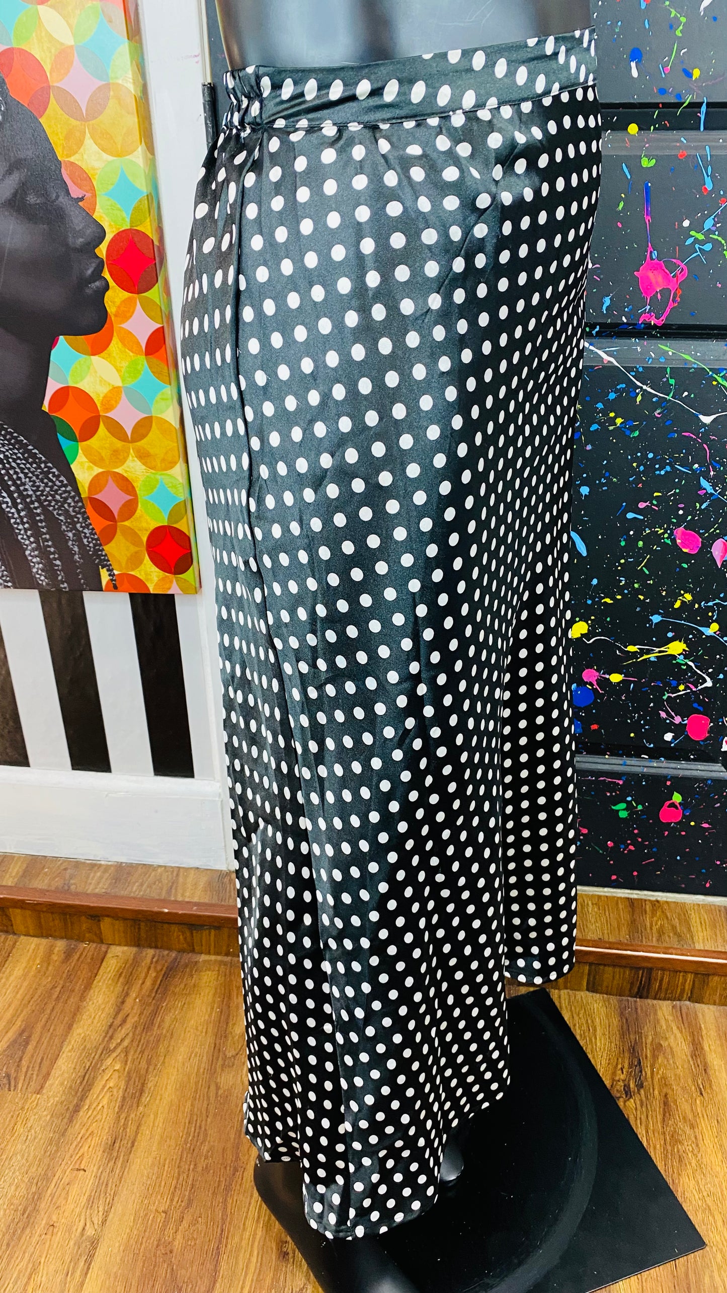 Black w/dots Skirt