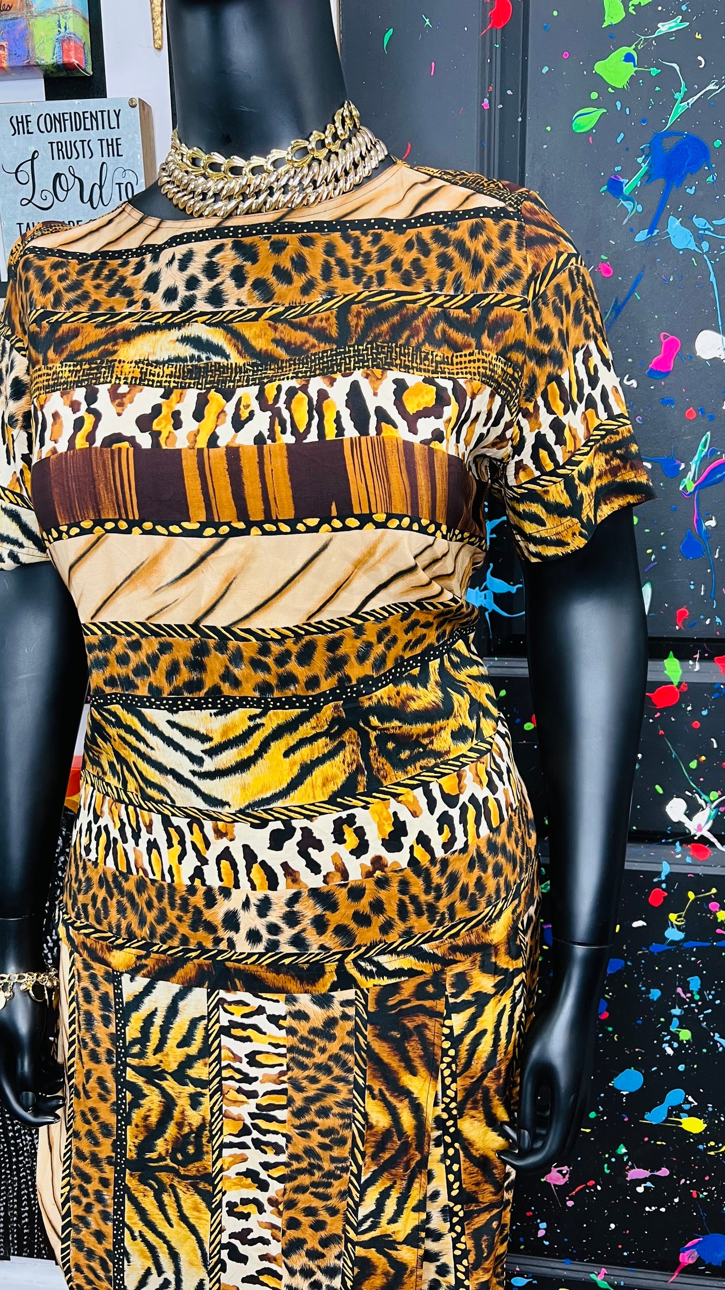 Vintage 100% Silk Diane Gilman Skirt Set (14)