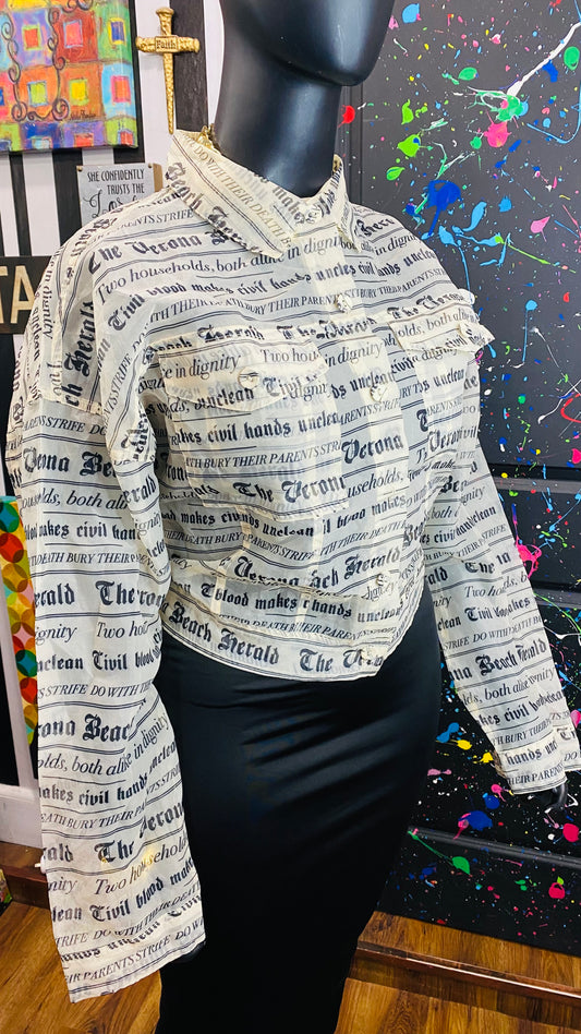 Vintage Sheer Written Jacket (20)