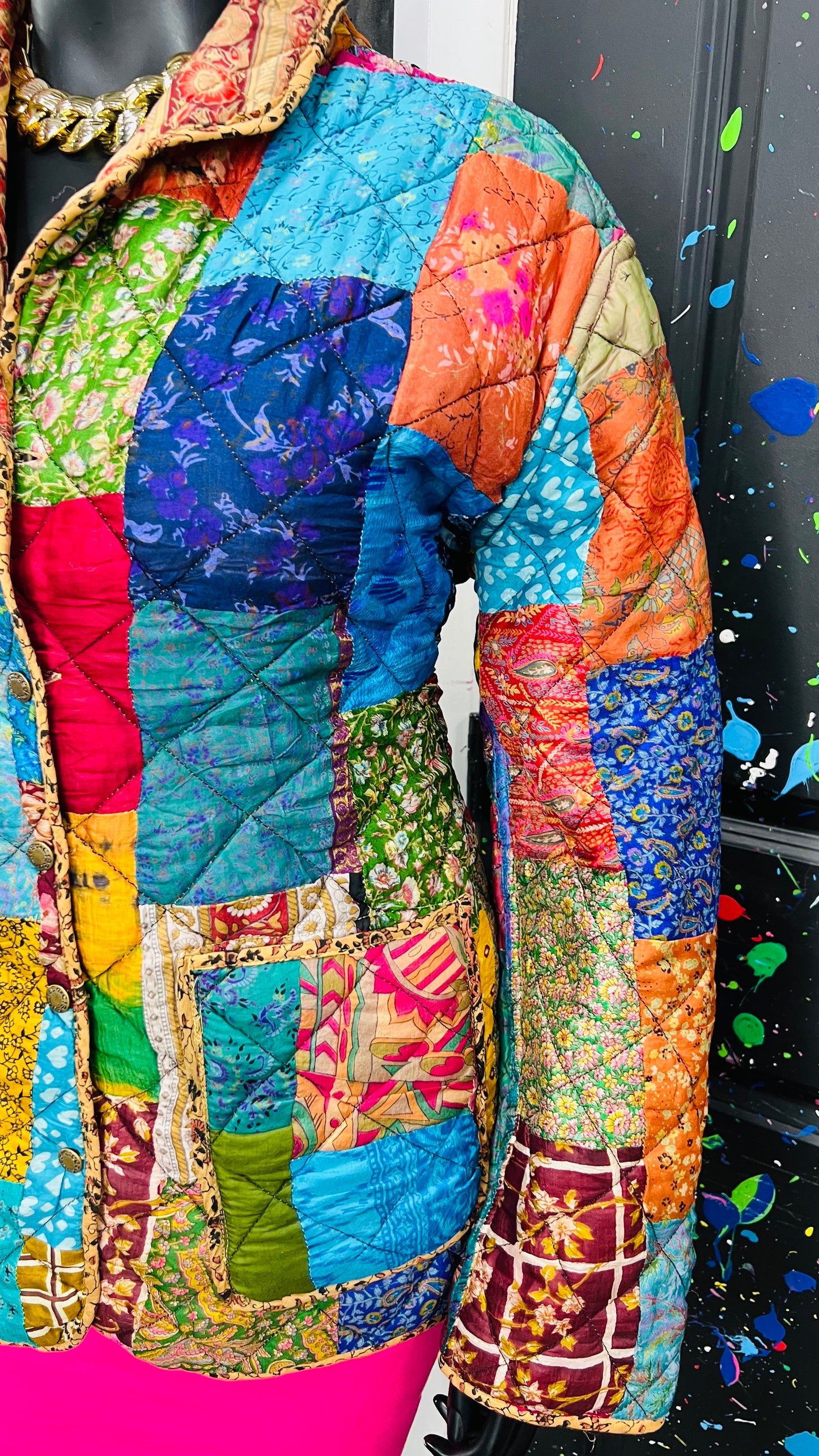 Vintage Patchwork Reversible Jacket (16)