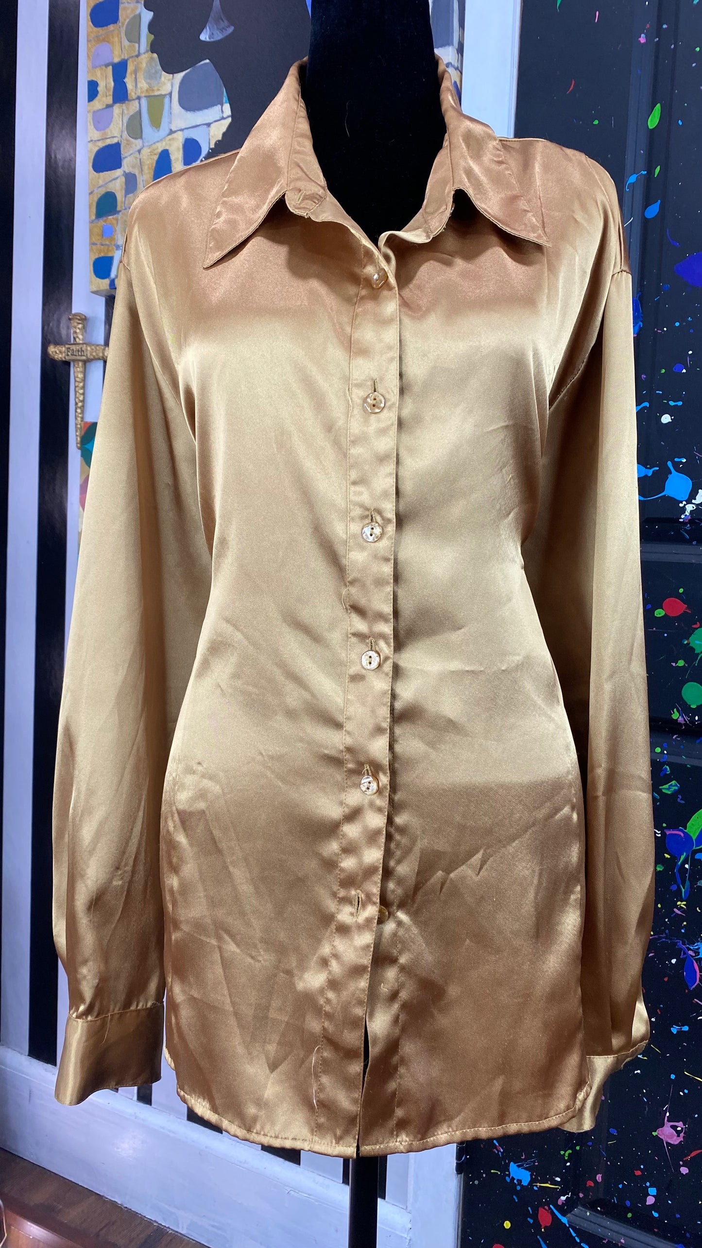 Vintage Katie Lee Long Sleeve Blouse
