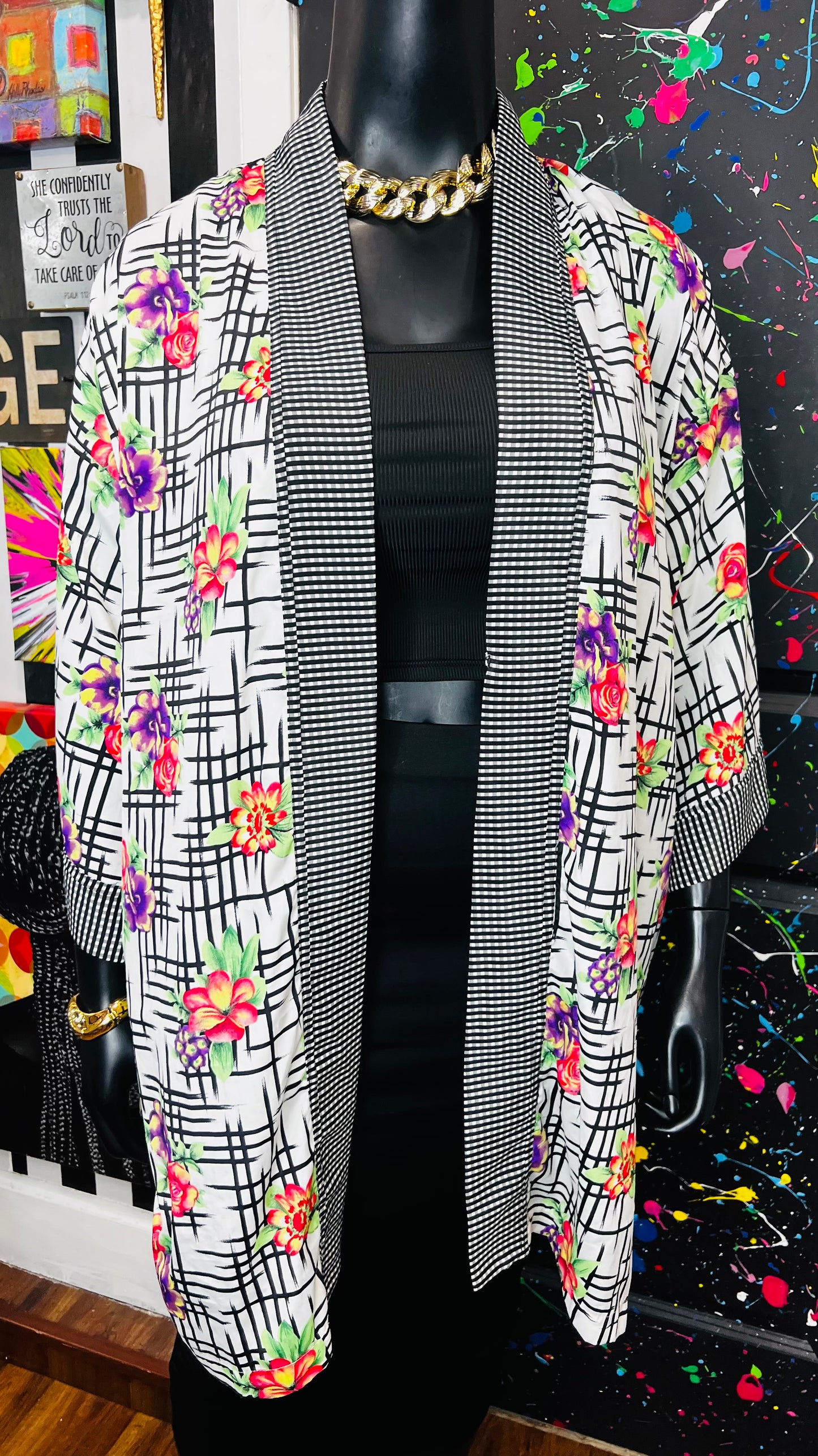 Vintage Victoria Secret Floral Duster (OS)
