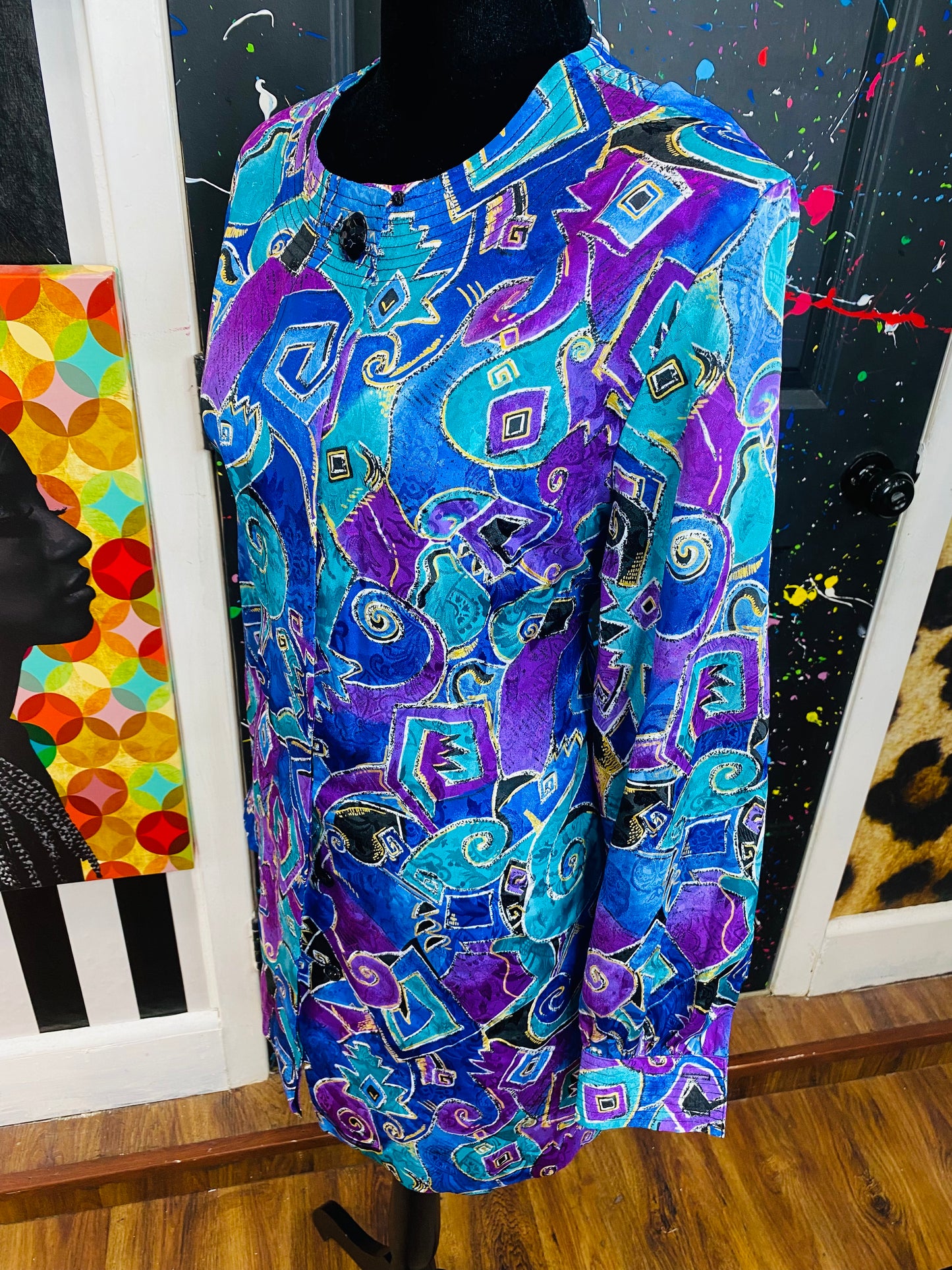 Vintage Long Sleeve Blouse