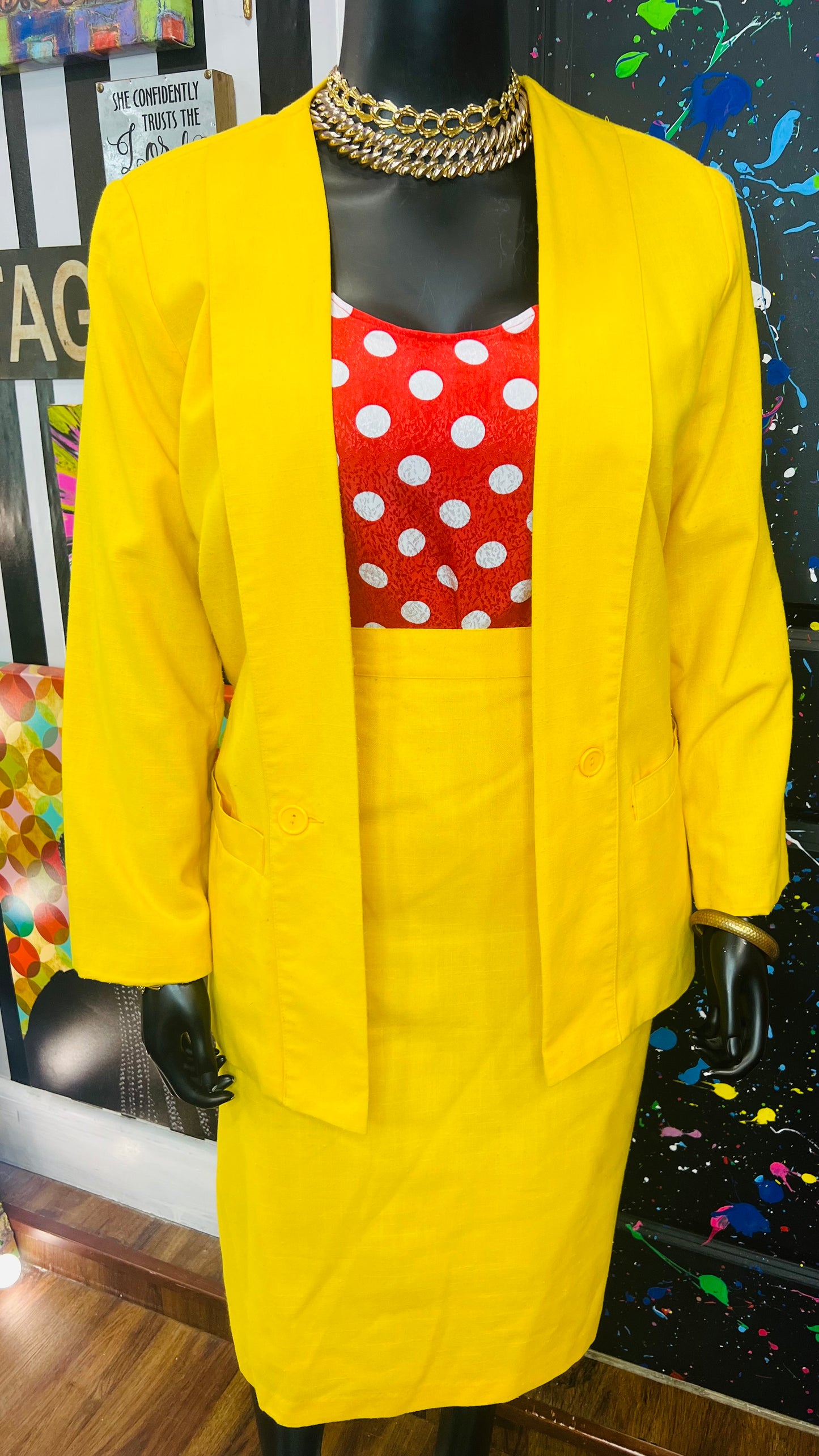 Vintage Diana Marco Suit (22W)