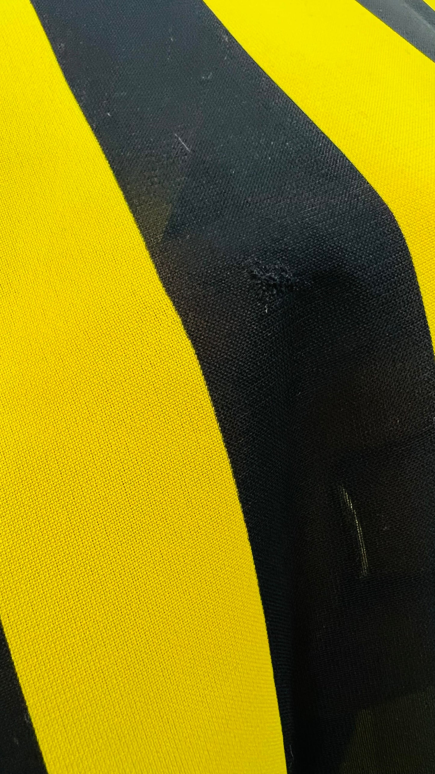 Vintage Black & Yellow Striped Dress (12)