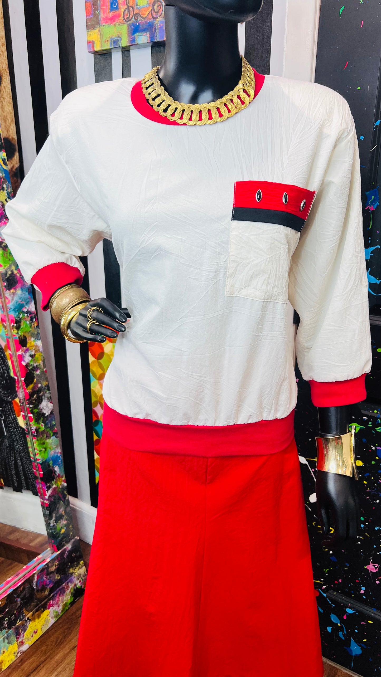 Vintage Teddi Skirt Set (12)