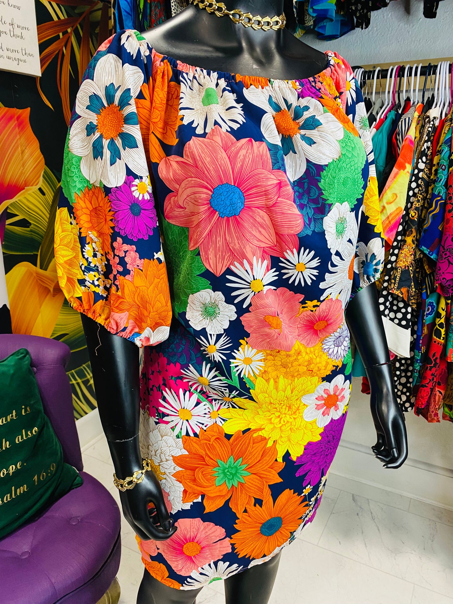 Modern Floral Dress