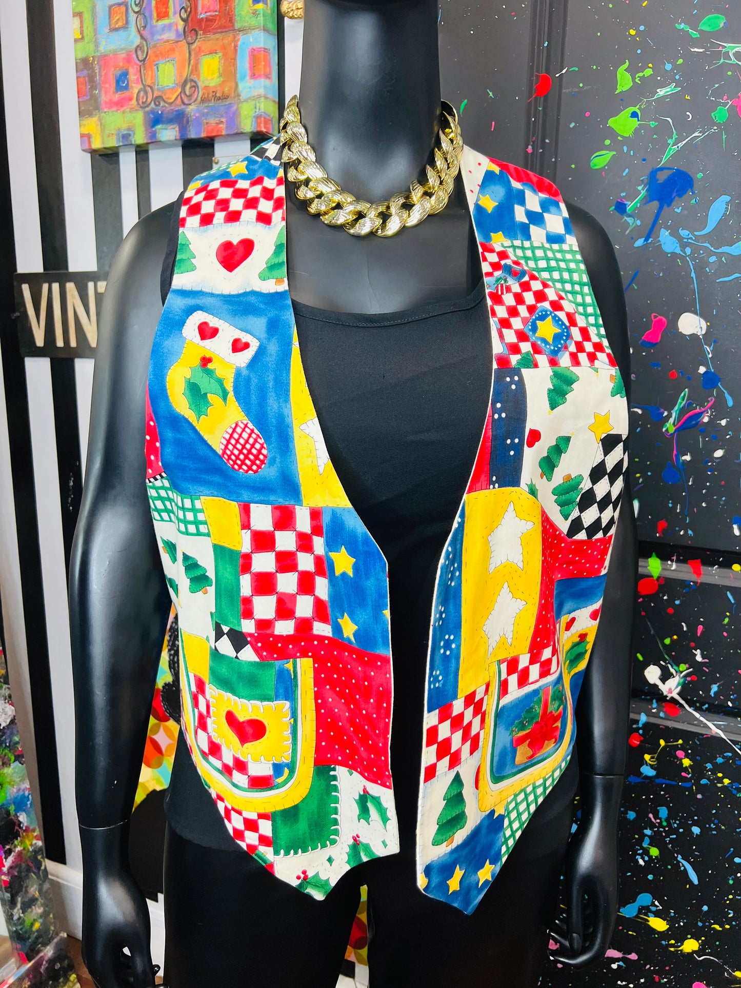 Vintage Festive Vest (16)