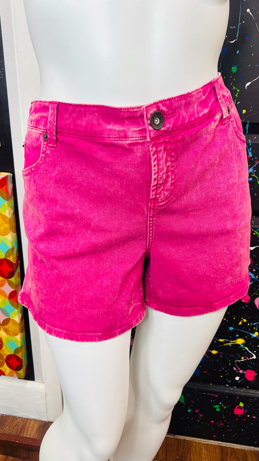 Torrid Pink Denim Shorts (20)