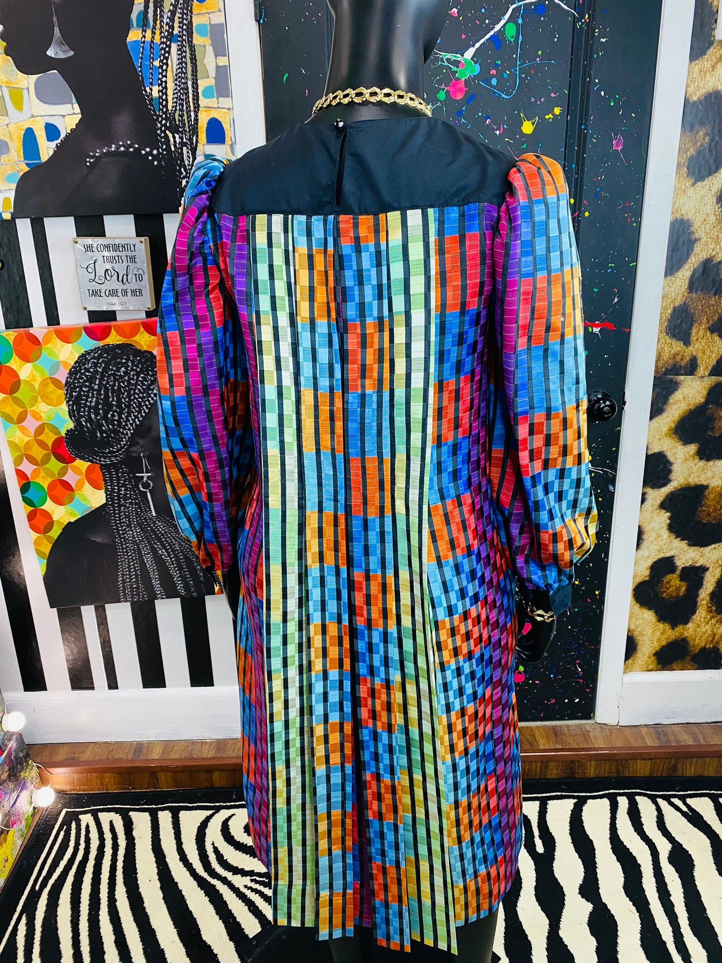 Vintage Long Sleeve Dress