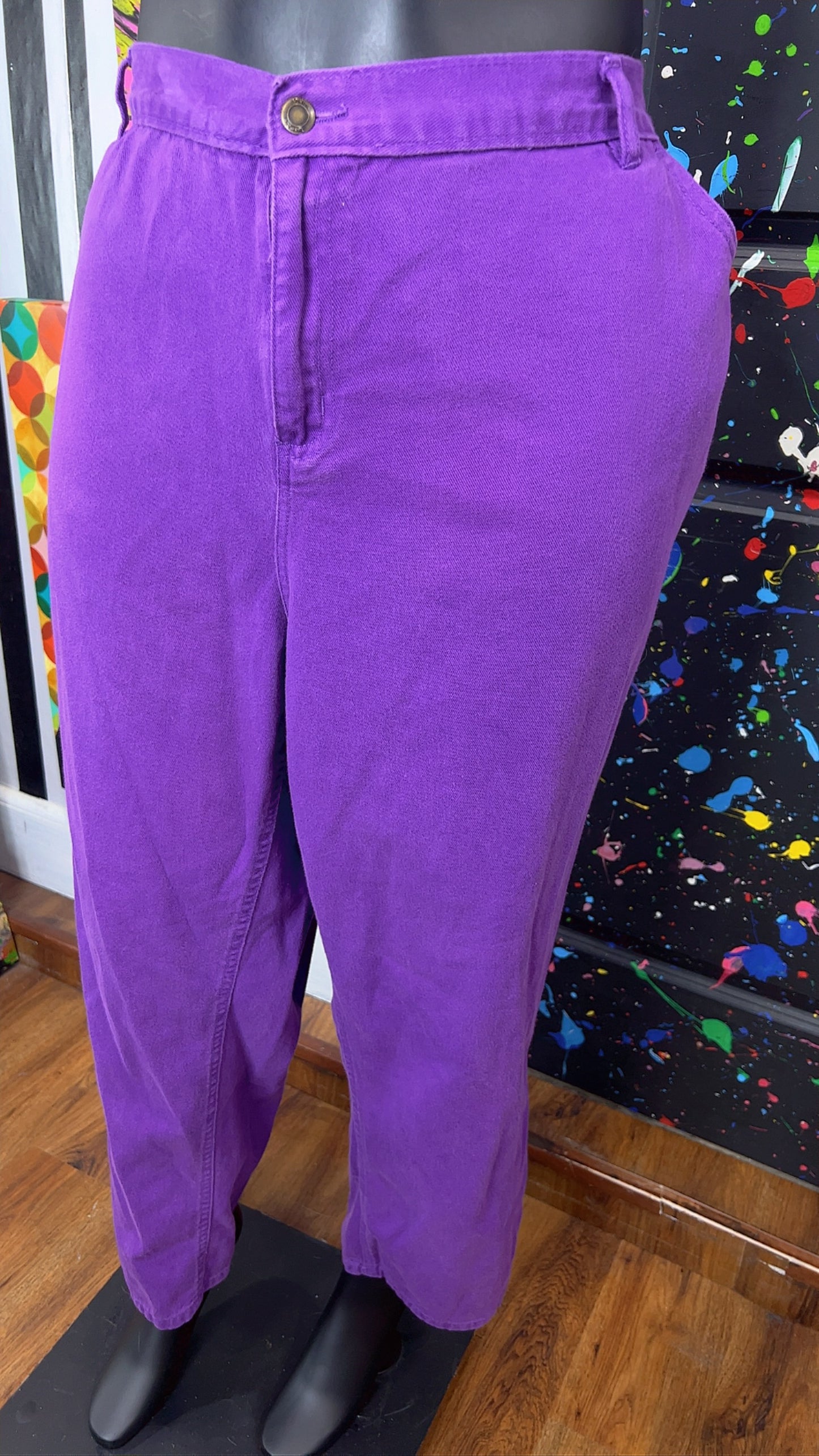 Vintage Purple Denim Jeans (28W)