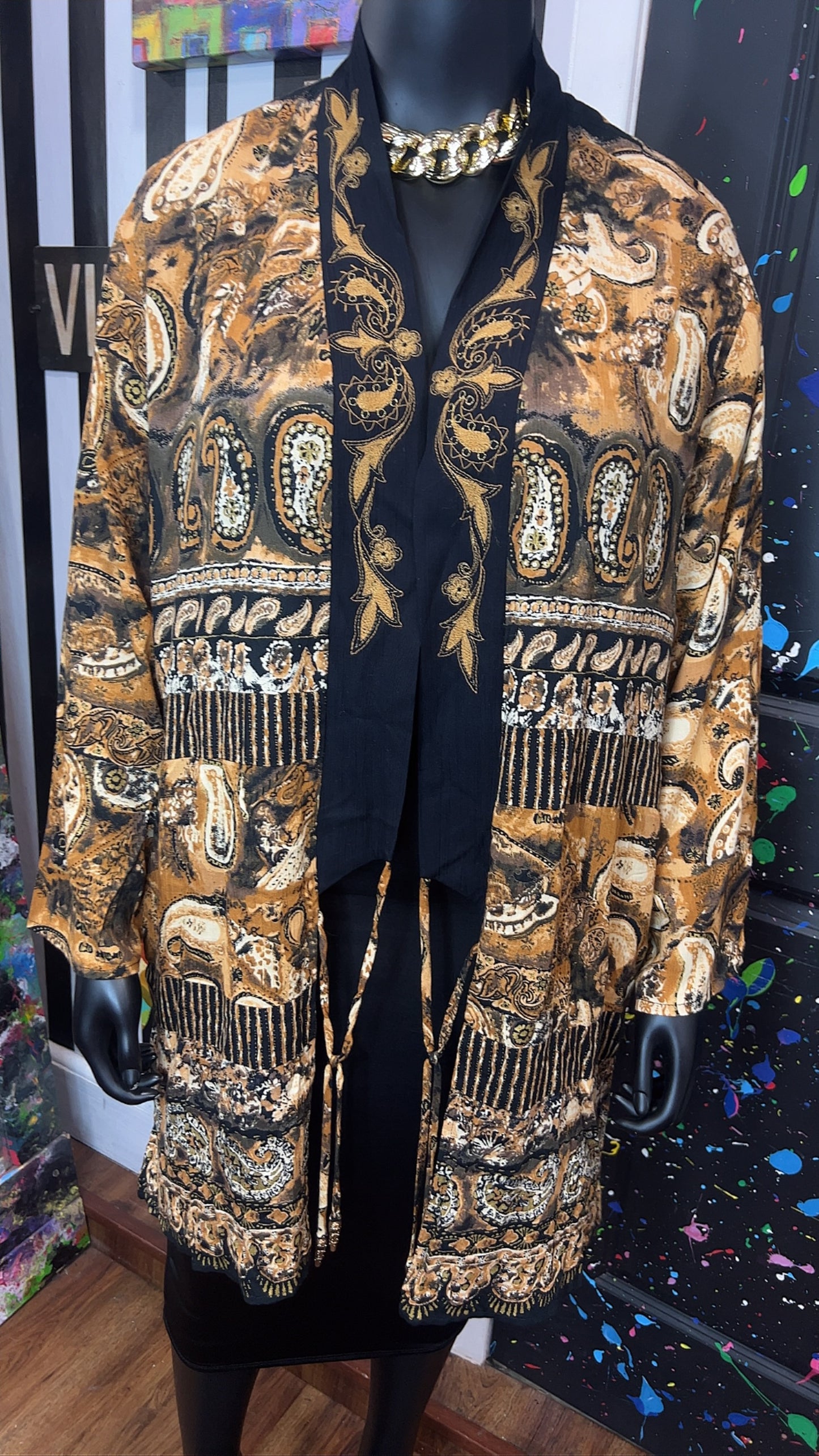Vintage Rayon Carole Little Duster (24)