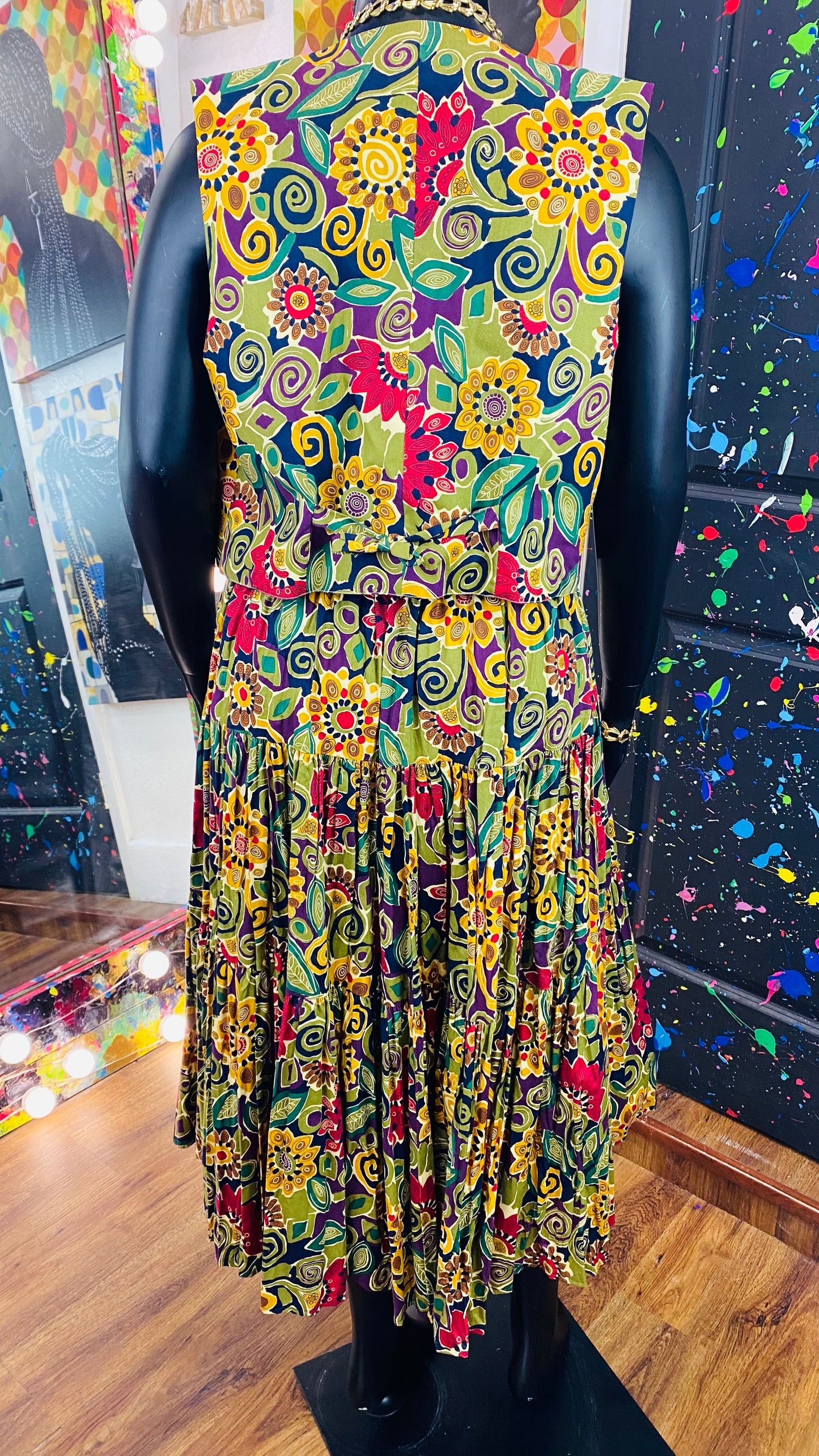 Vintage 2pc skirt Set