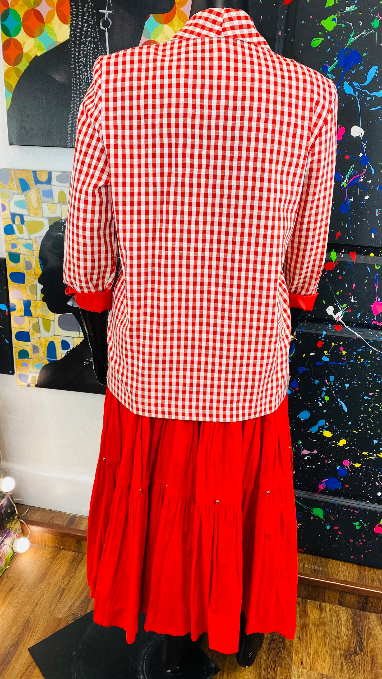 Vintage 2 Piece Skirt Set