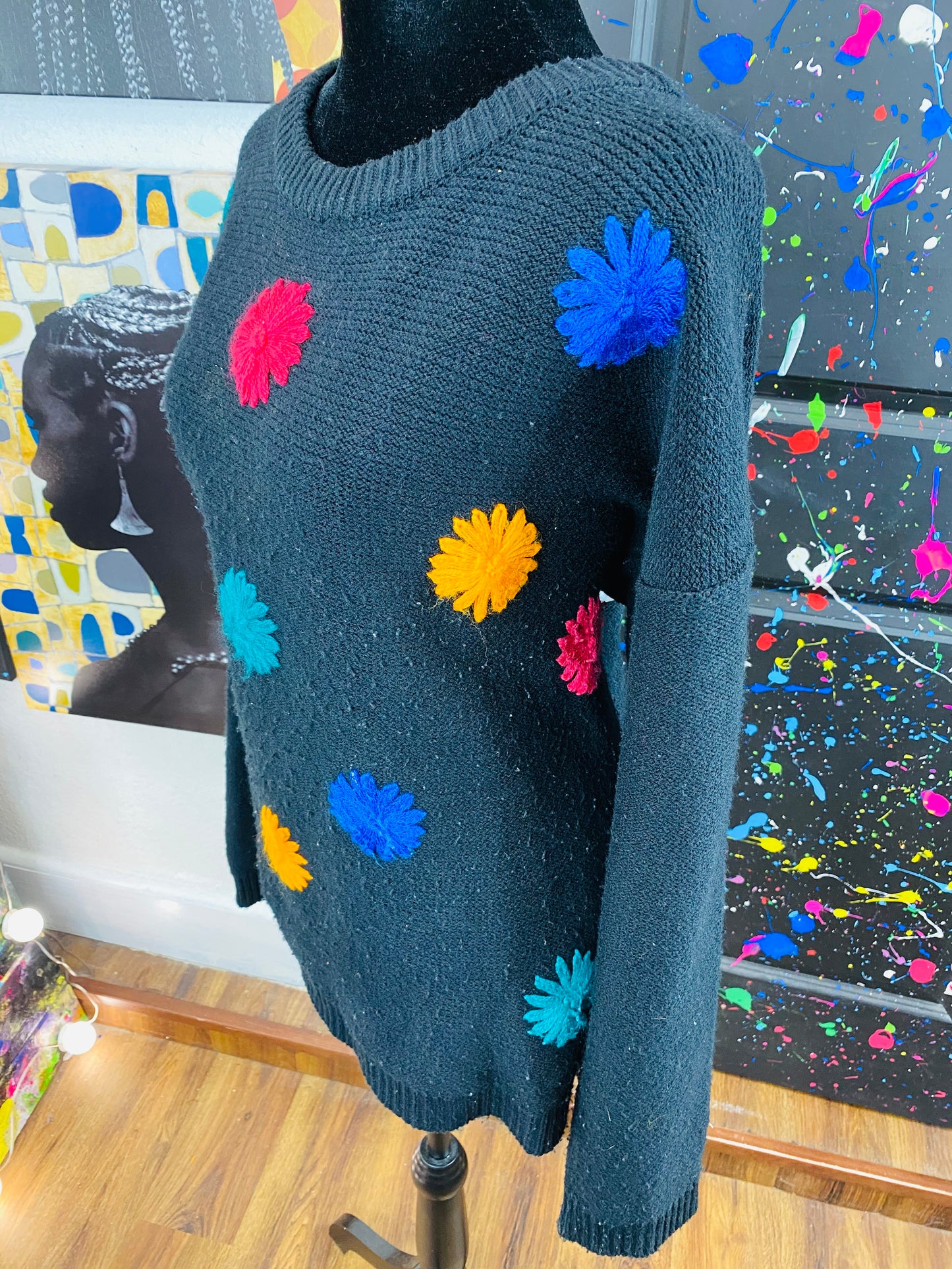 Vintage ColorBlock Sweater