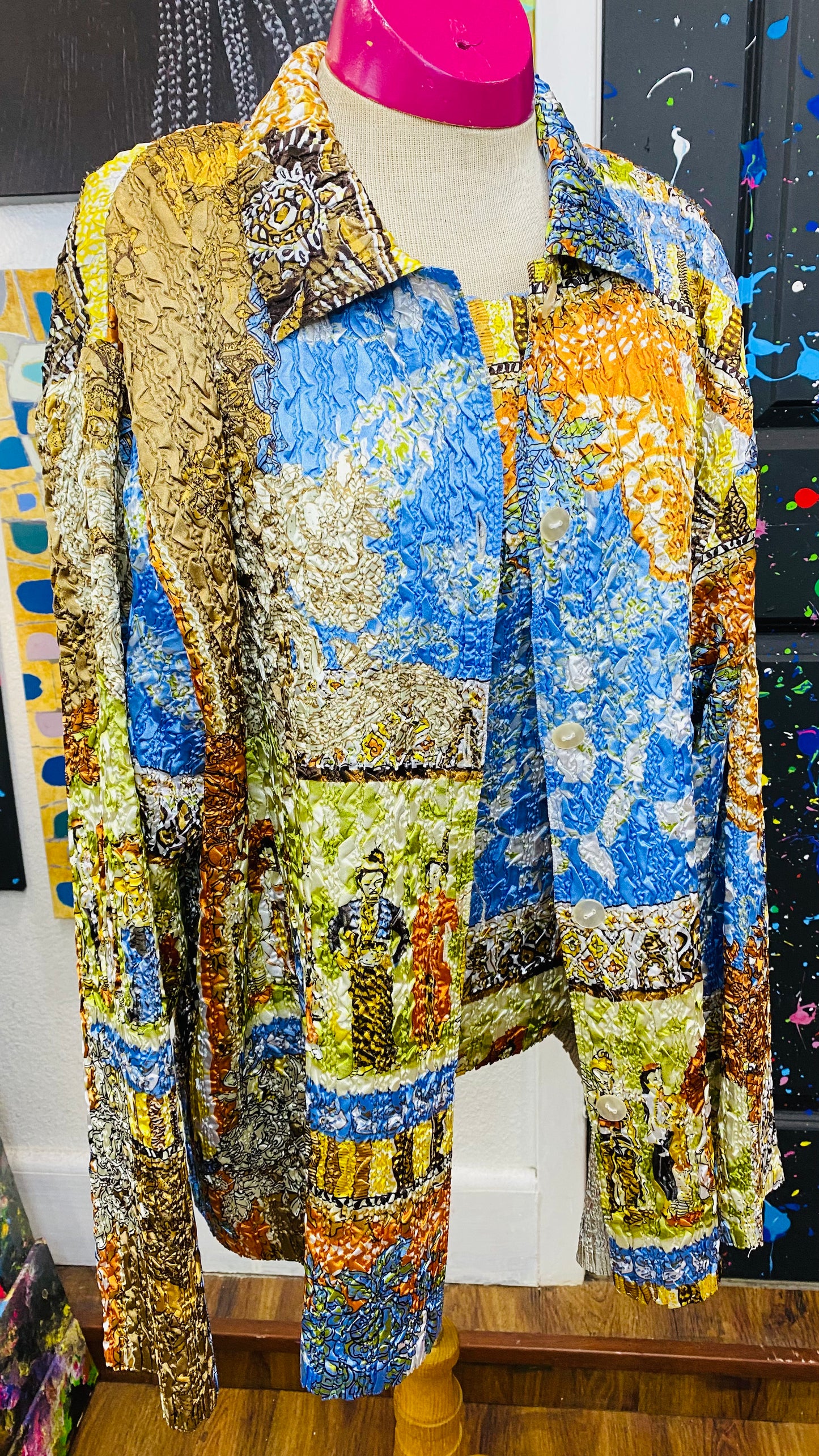 Vintage Blouse & Blazer Set