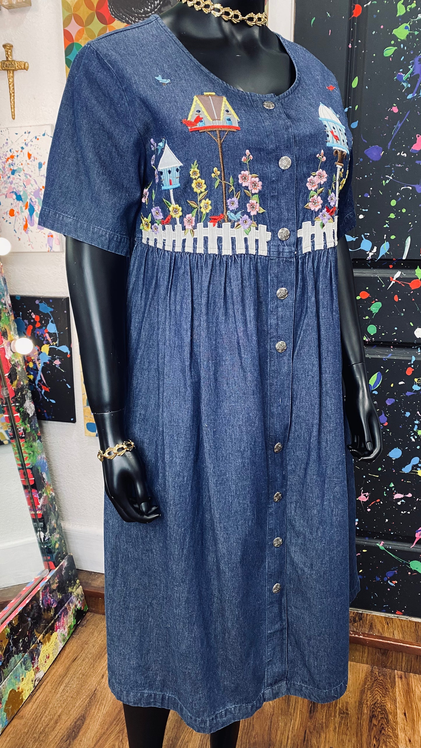Vintage Jean Dress