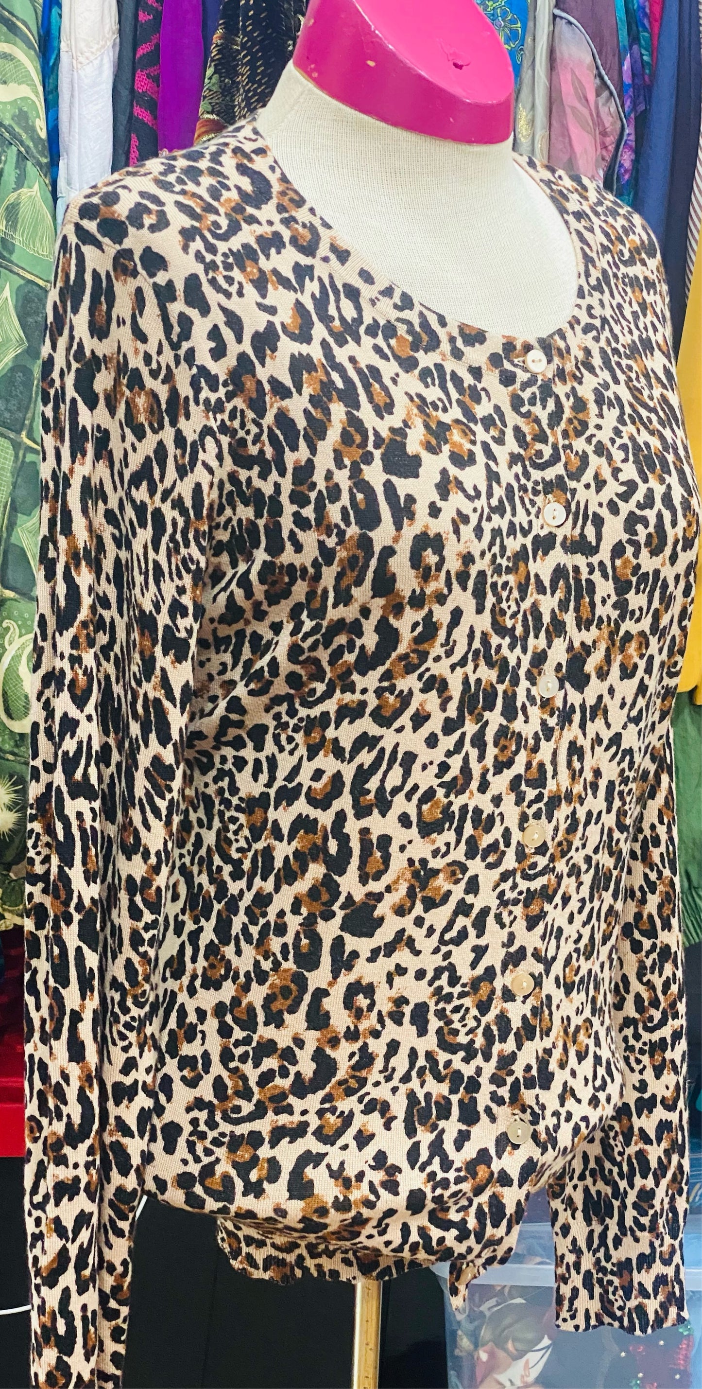 Vintage Cheetah Print Sweater