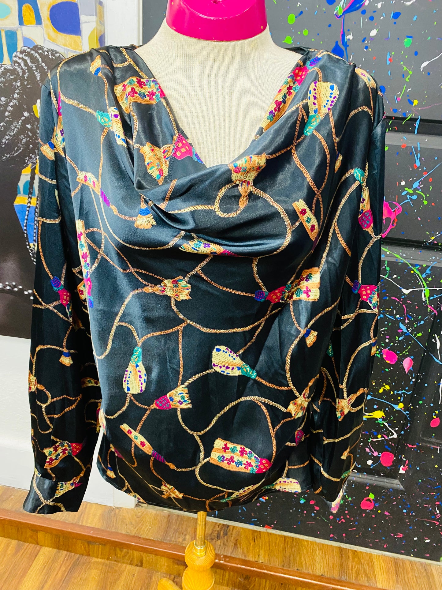 Vintage Tassel Blouse