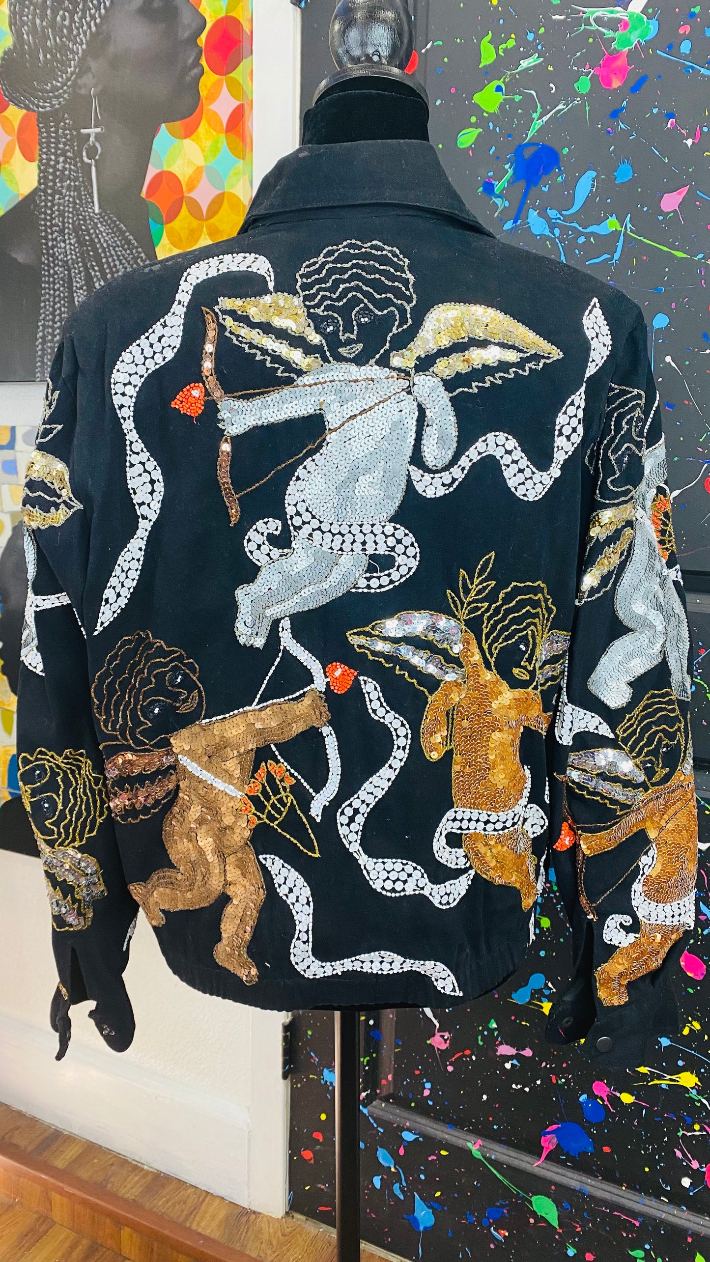 Vintage Modi Sequin Jacket
