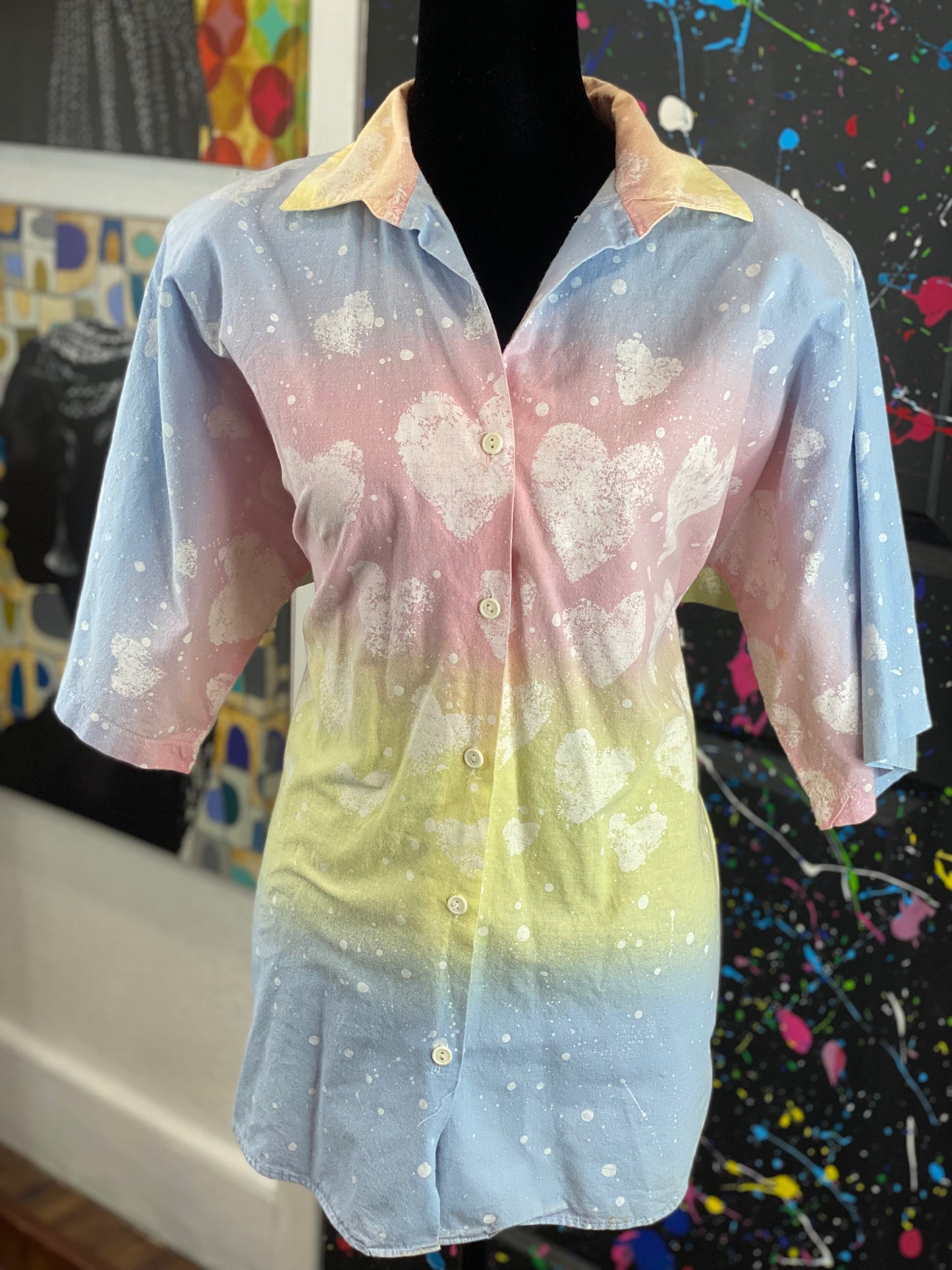 Vintage Short Sleeve Blouse