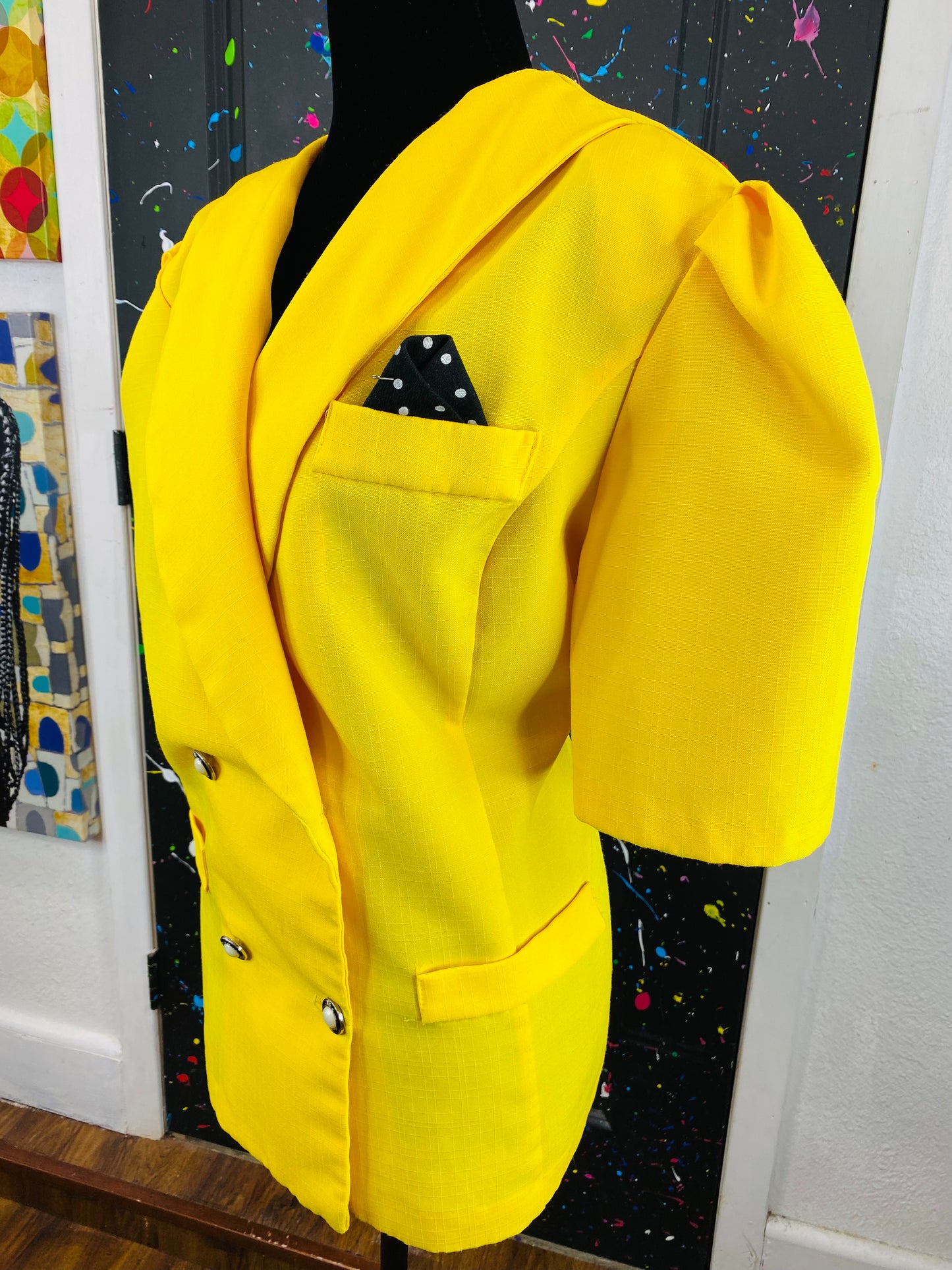 Vintage Short Sleeve Blazer