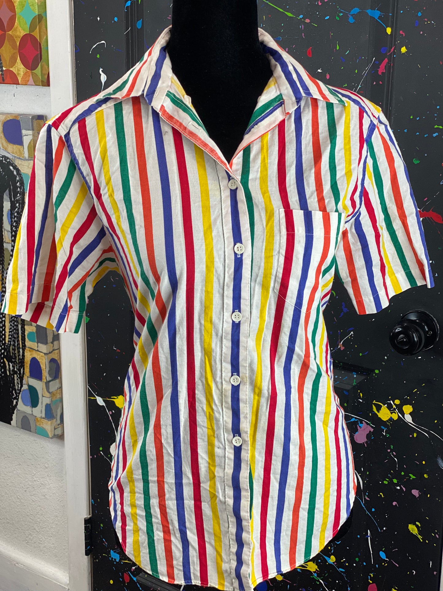 Vintage Short Sleeve Blouse