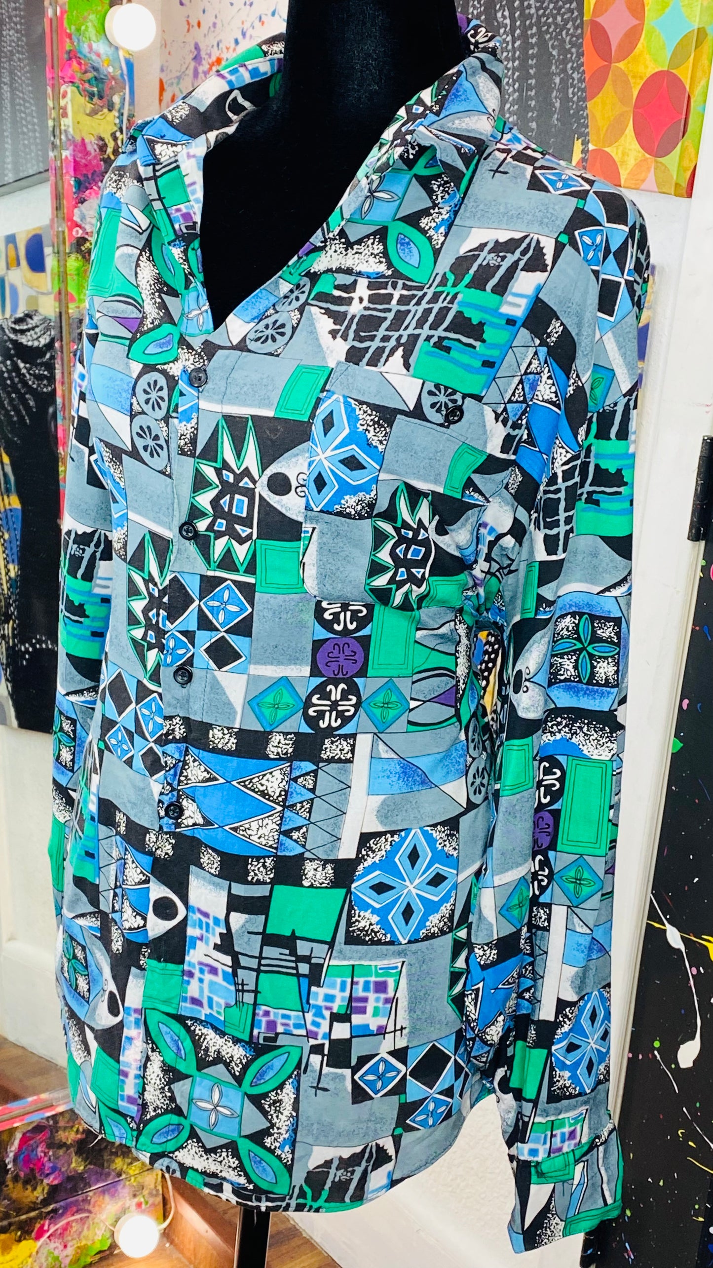 Vintage Long Sleeve Blouse