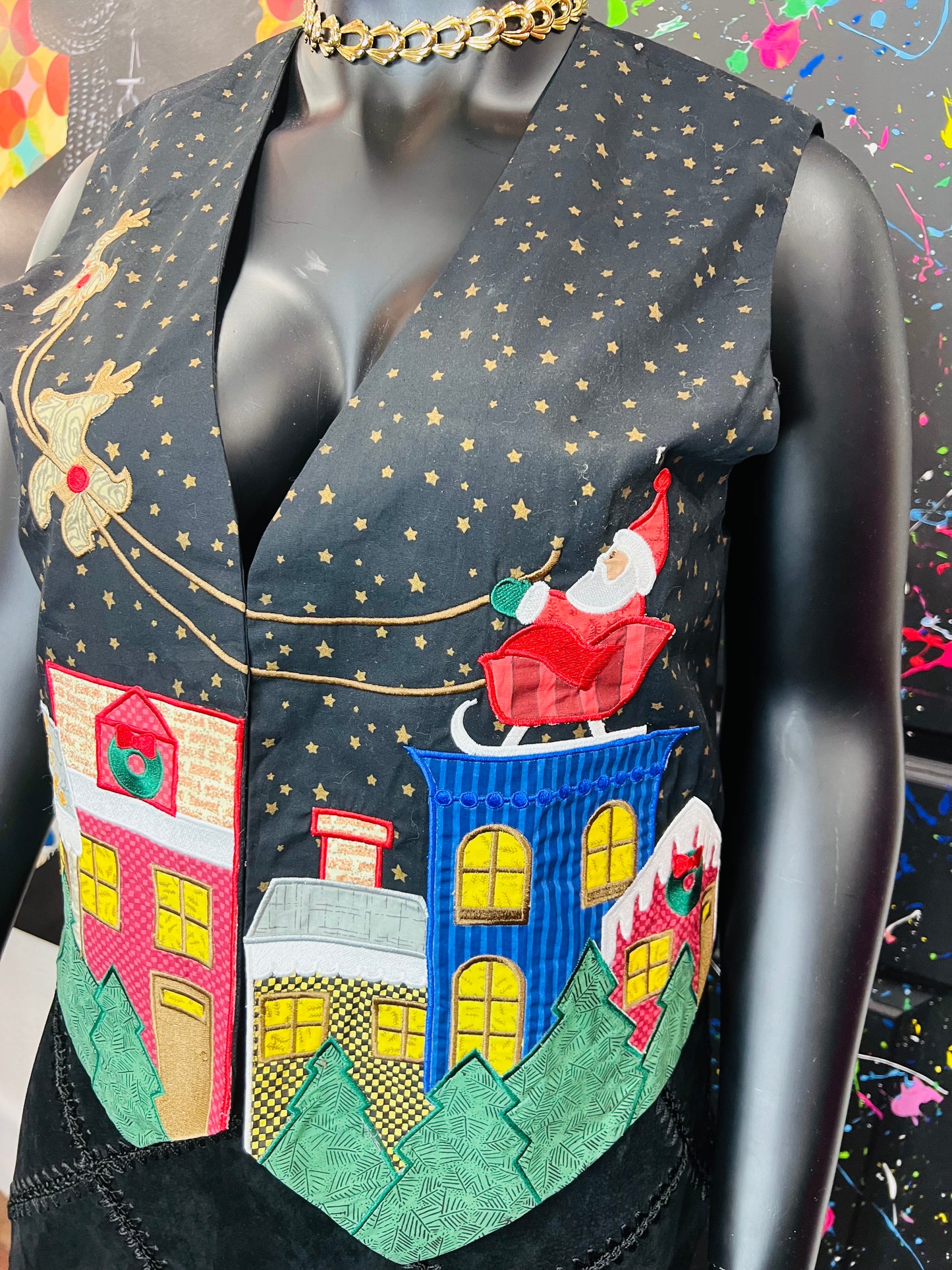 Vintage Christmas Vest