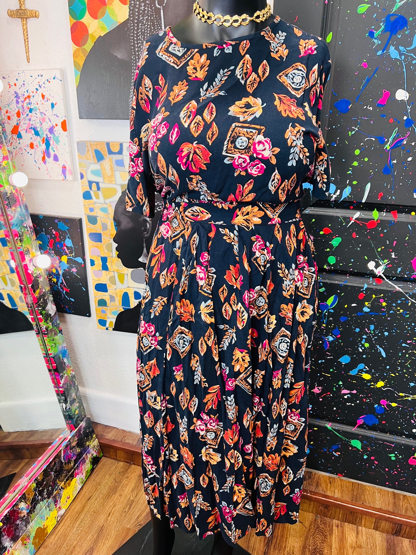 Floral Skirt Set