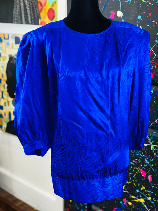 Vintage Short Sleeve Blouse