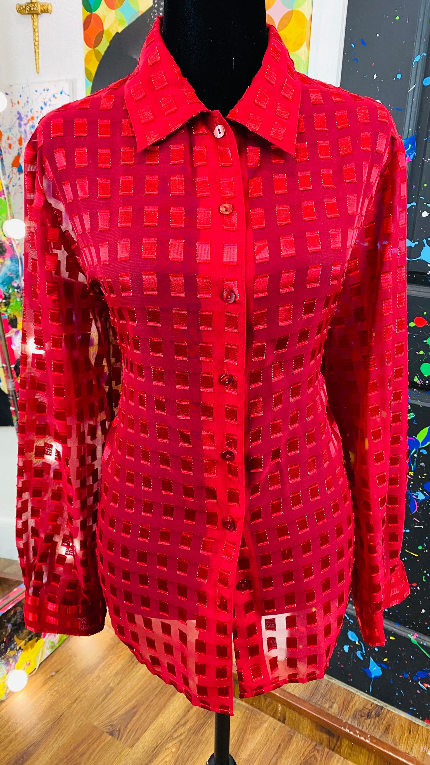 Vintage Long Sleeve Blouse