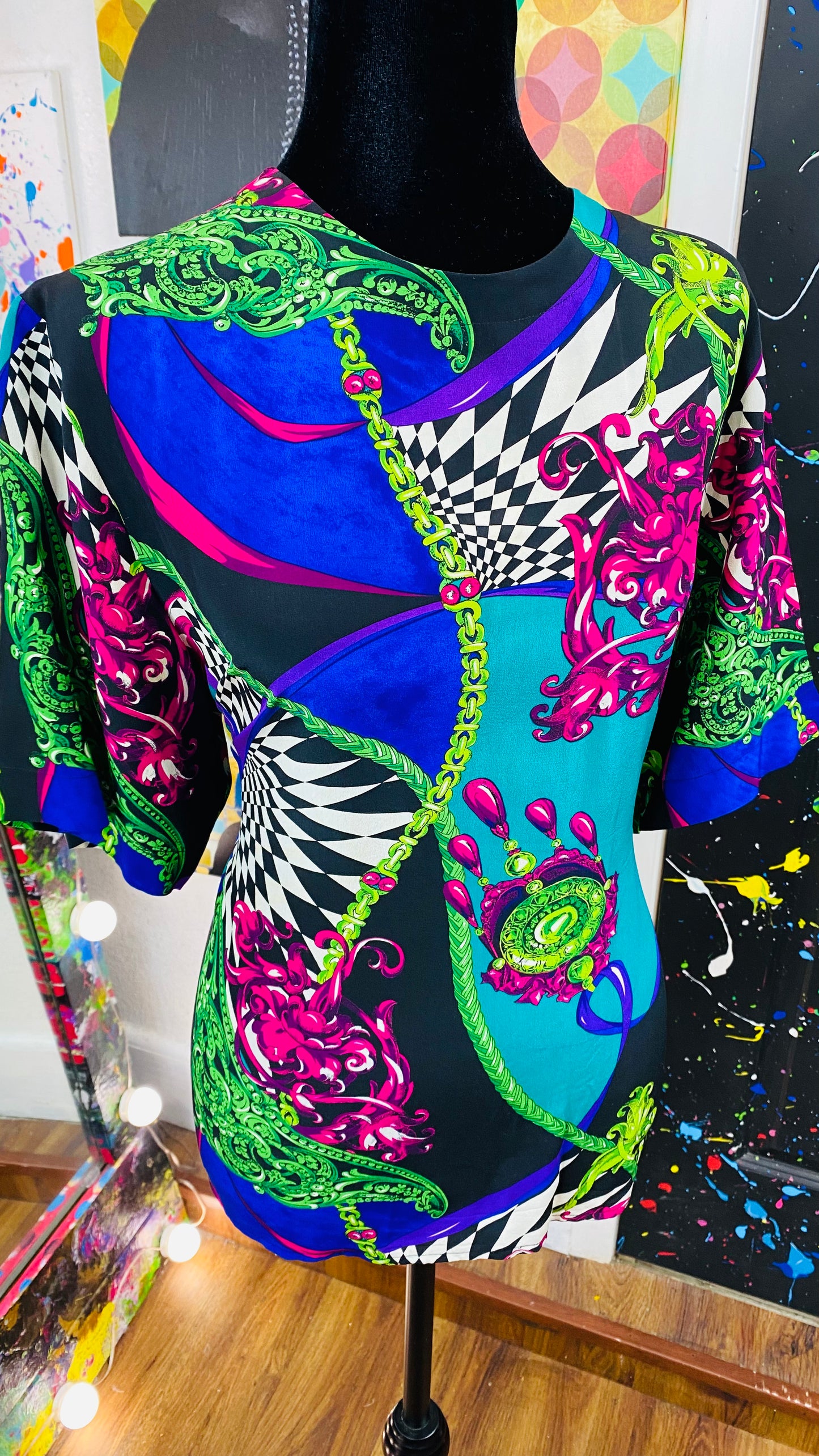 Vintage Short Sleeve Blouse