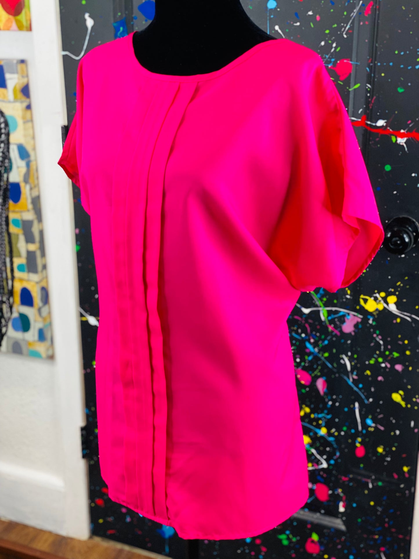 Vintage Short Sleeve Blouse