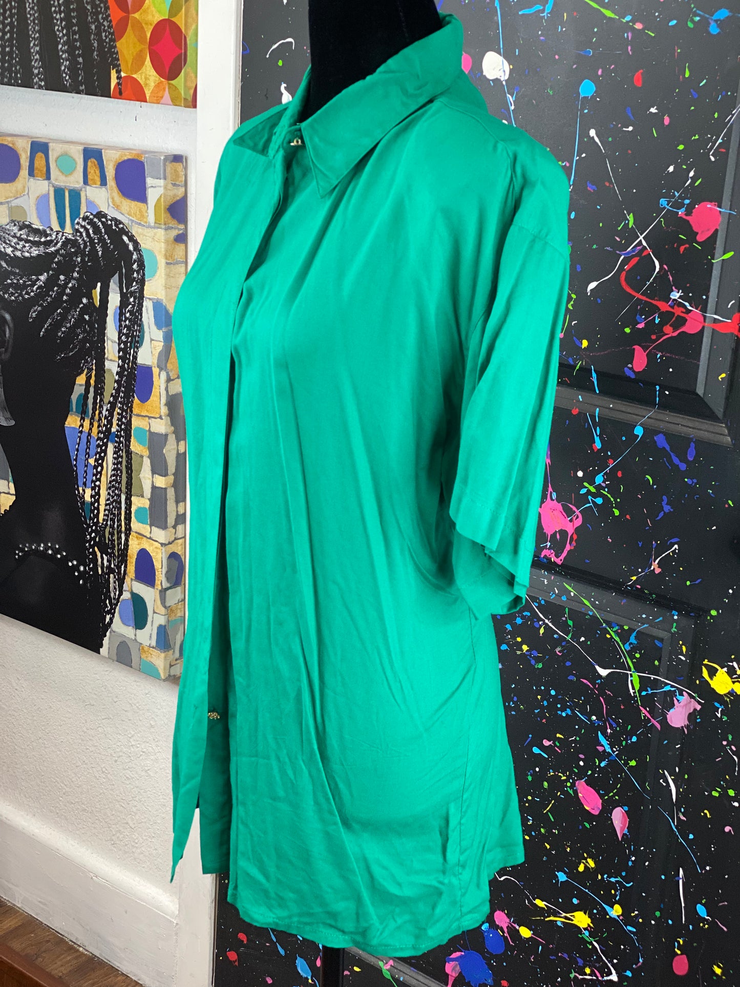 Vintage Short Sleeve Blouse