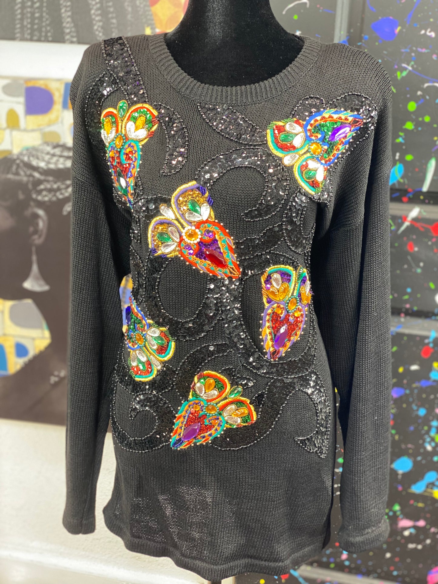 Vintage Jewel Sweater