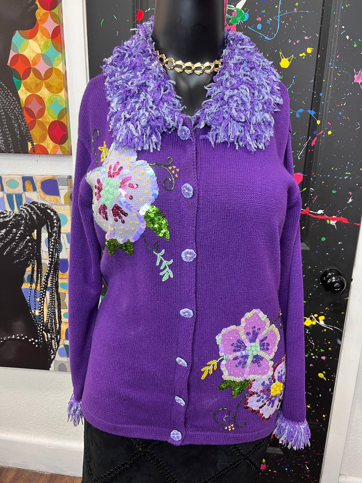 Vintage Storybook Sweater