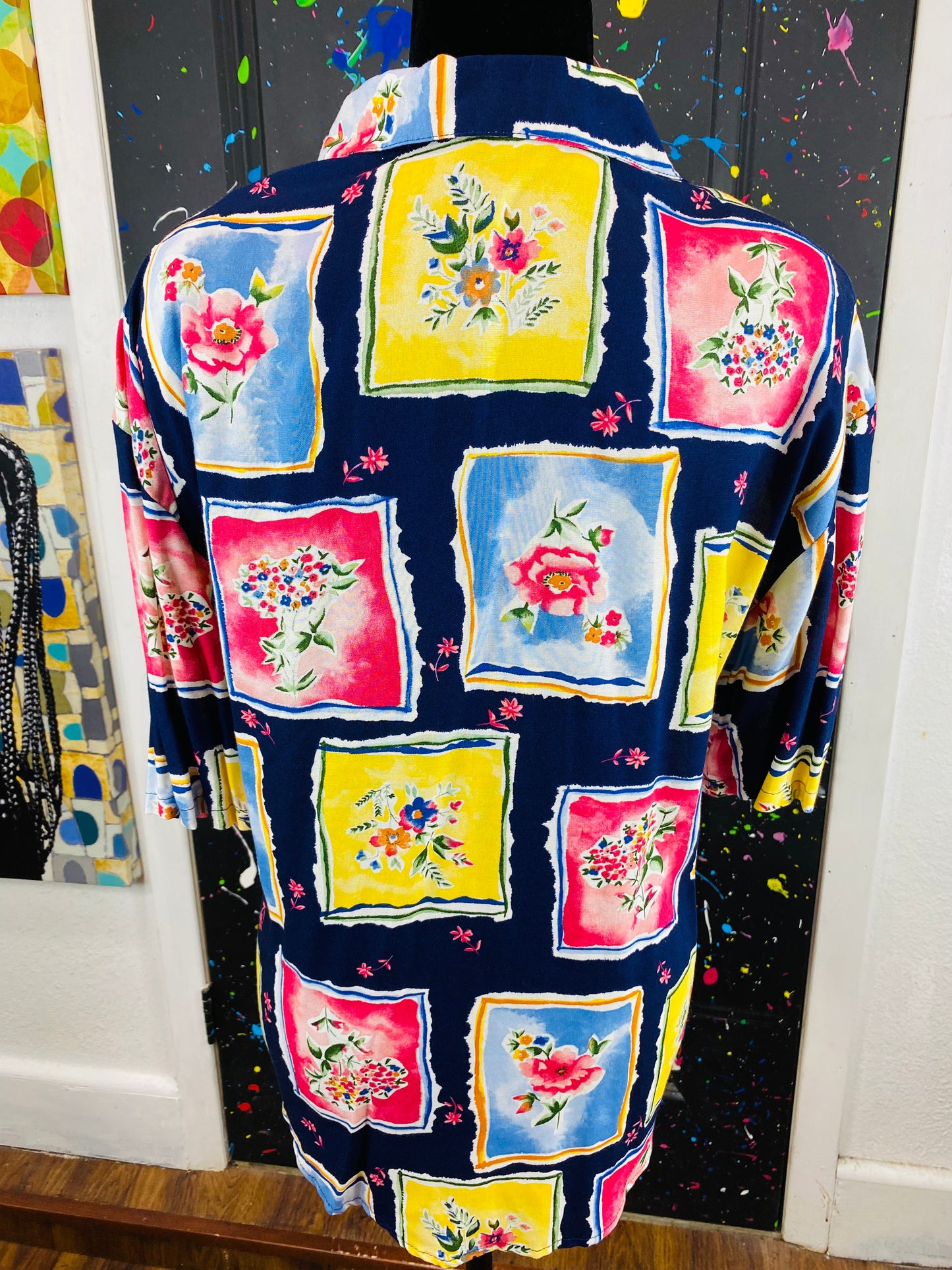 Vintage Short Sleeve Blouse