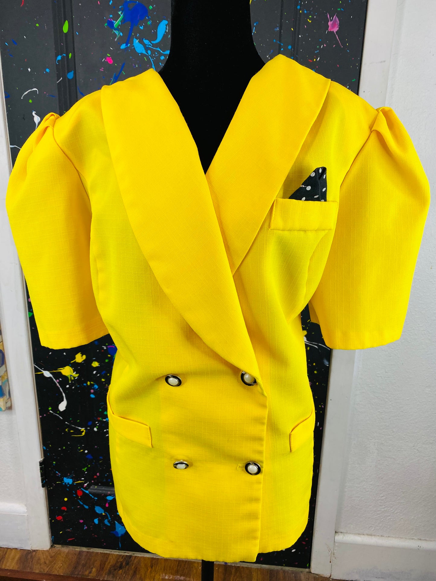 Vintage Short Sleeve Blazer